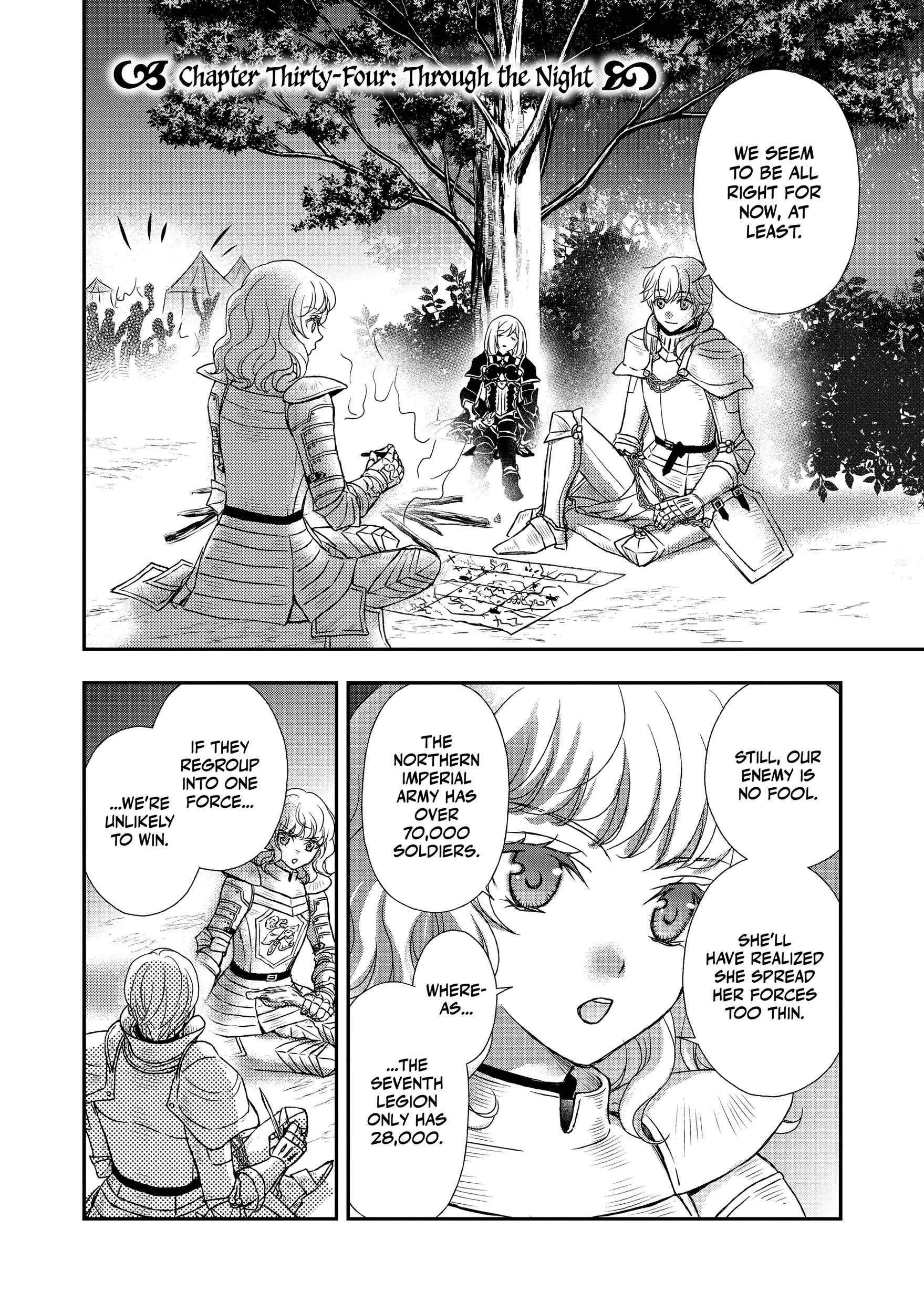 Shinigami ni Sodaterareta Shoujo wa Shikkoku no Tsurugi o Mune ni Idaku Chapter 34 page 2 - 