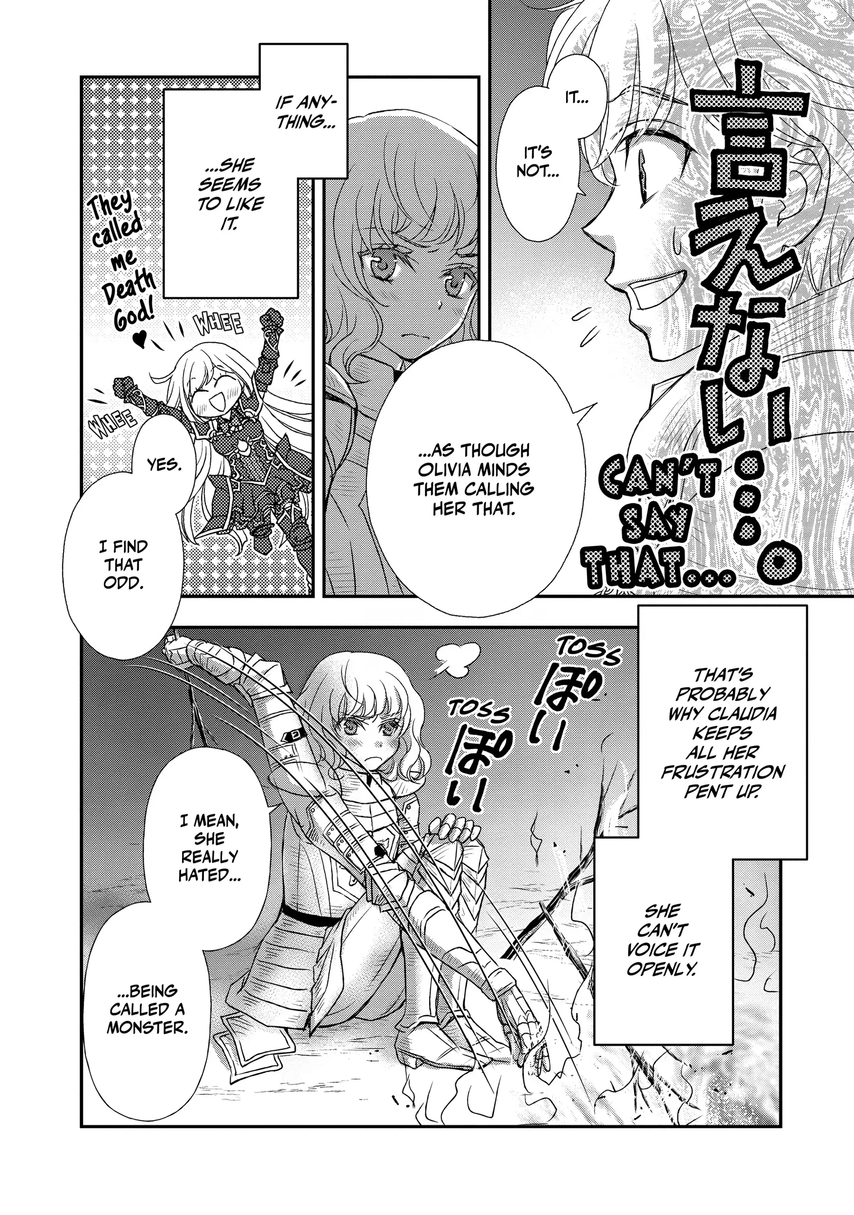 Shinigami ni Sodaterareta Shoujo wa Shikkoku no Tsurugi o Mune ni Idaku Chapter 34 page 14 - 