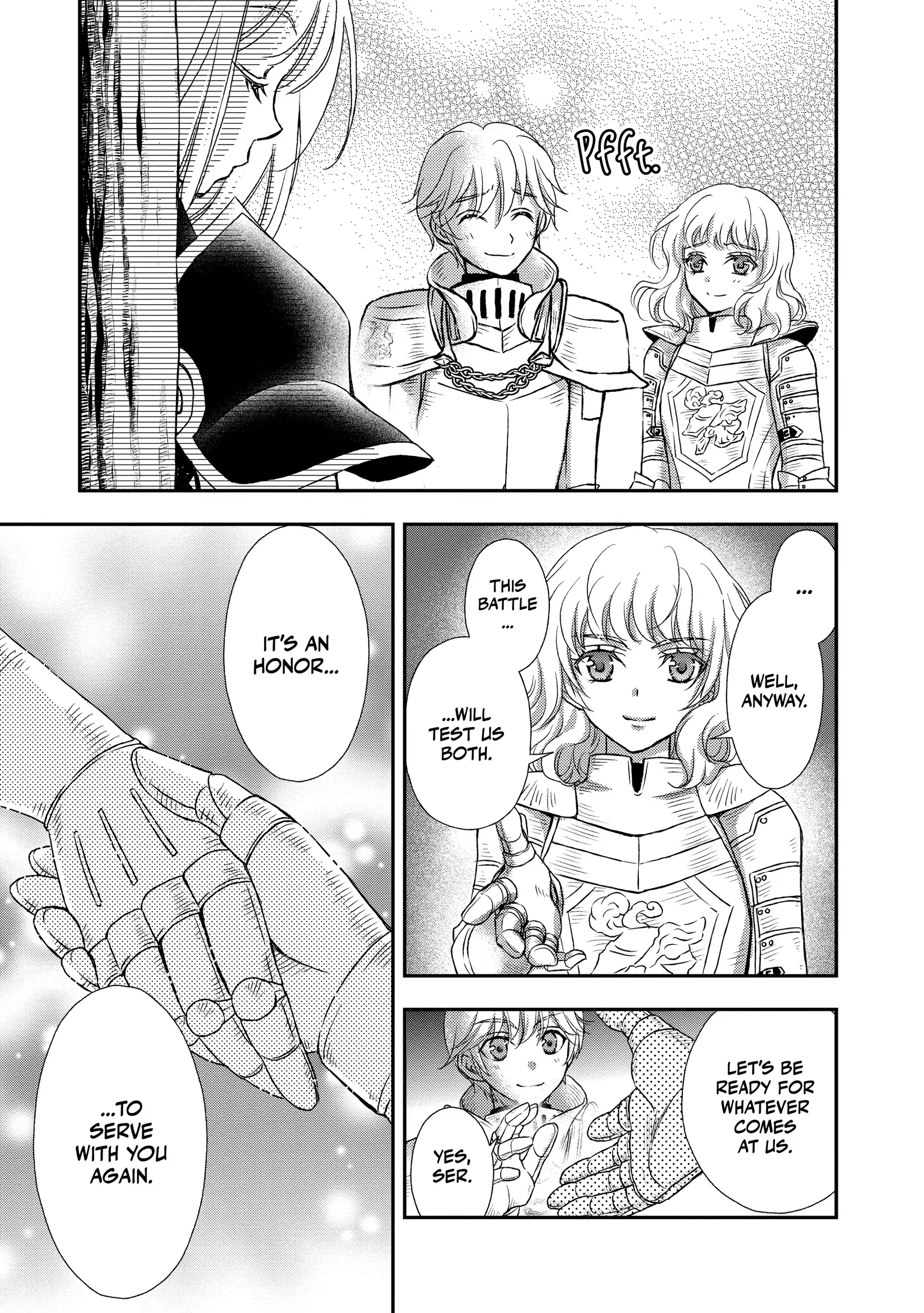 Shinigami ni Sodaterareta Shoujo wa Shikkoku no Tsurugi o Mune ni Idaku Chapter 34 page 19 - 