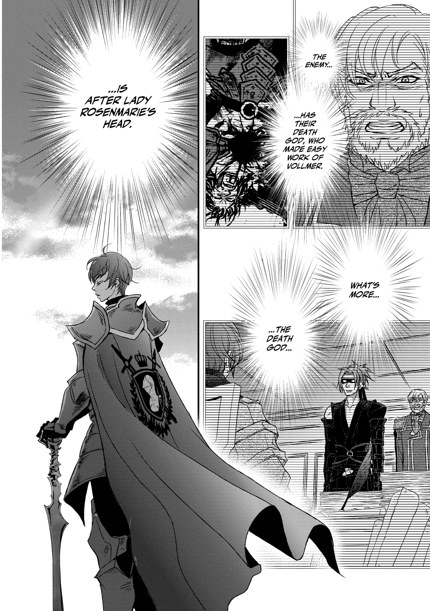 Shinigami ni Sodaterareta Shoujo wa Shikkoku no Tsurugi o Mune ni Idaku Chapter 34 page 22 - 