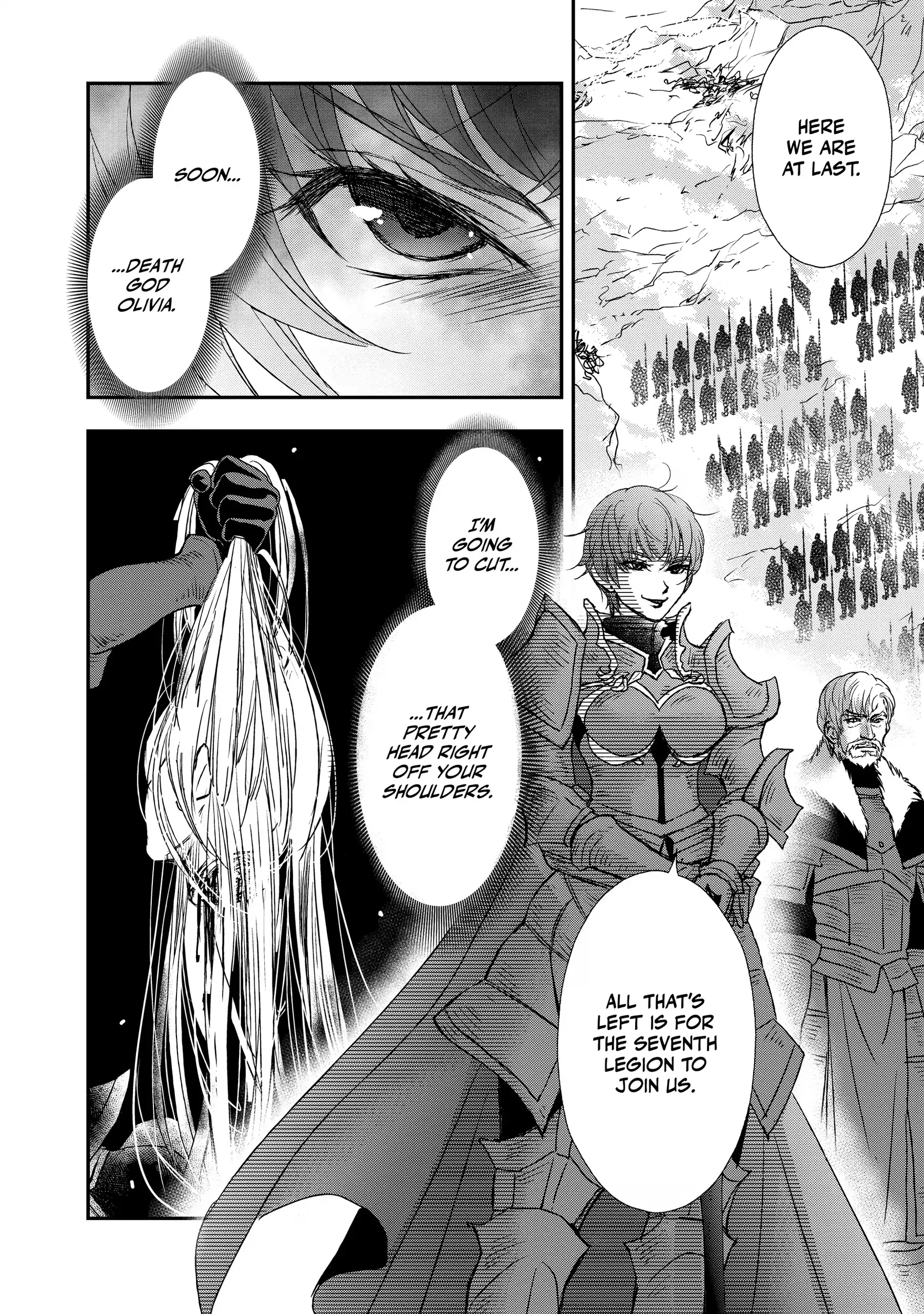 Shinigami ni Sodaterareta Shoujo wa Shikkoku no Tsurugi o Mune ni Idaku Chapter 34 page 24 - 