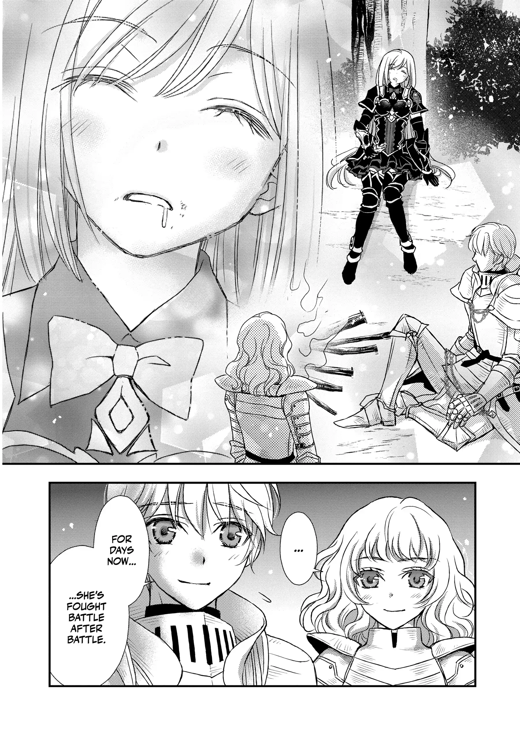 Shinigami ni Sodaterareta Shoujo wa Shikkoku no Tsurugi o Mune ni Idaku Chapter 34 page 10 - 