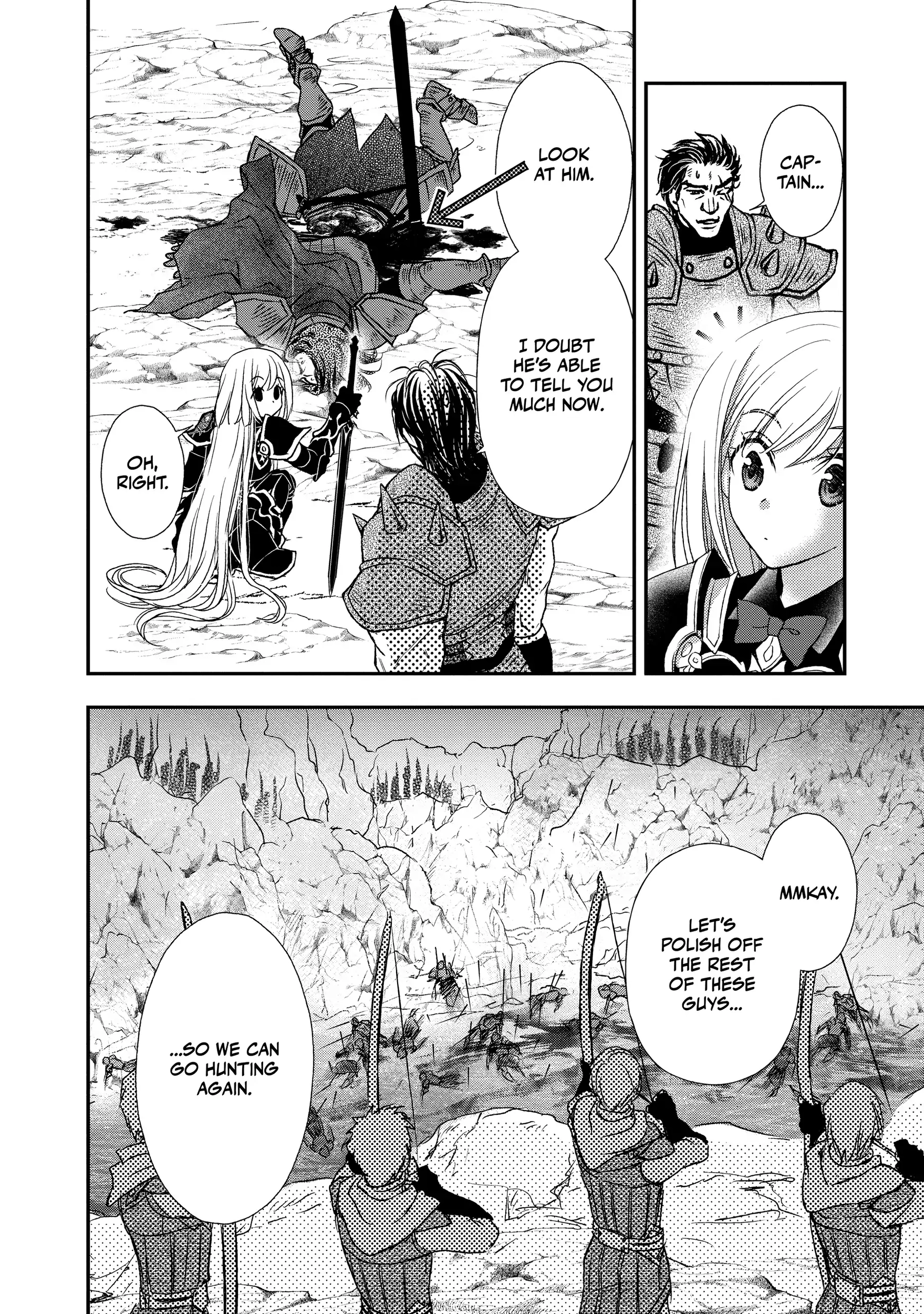Shinigami ni Sodaterareta Shoujo wa Shikkoku no Tsurugi o Mune ni Idaku Chapter 35 page 2 - 