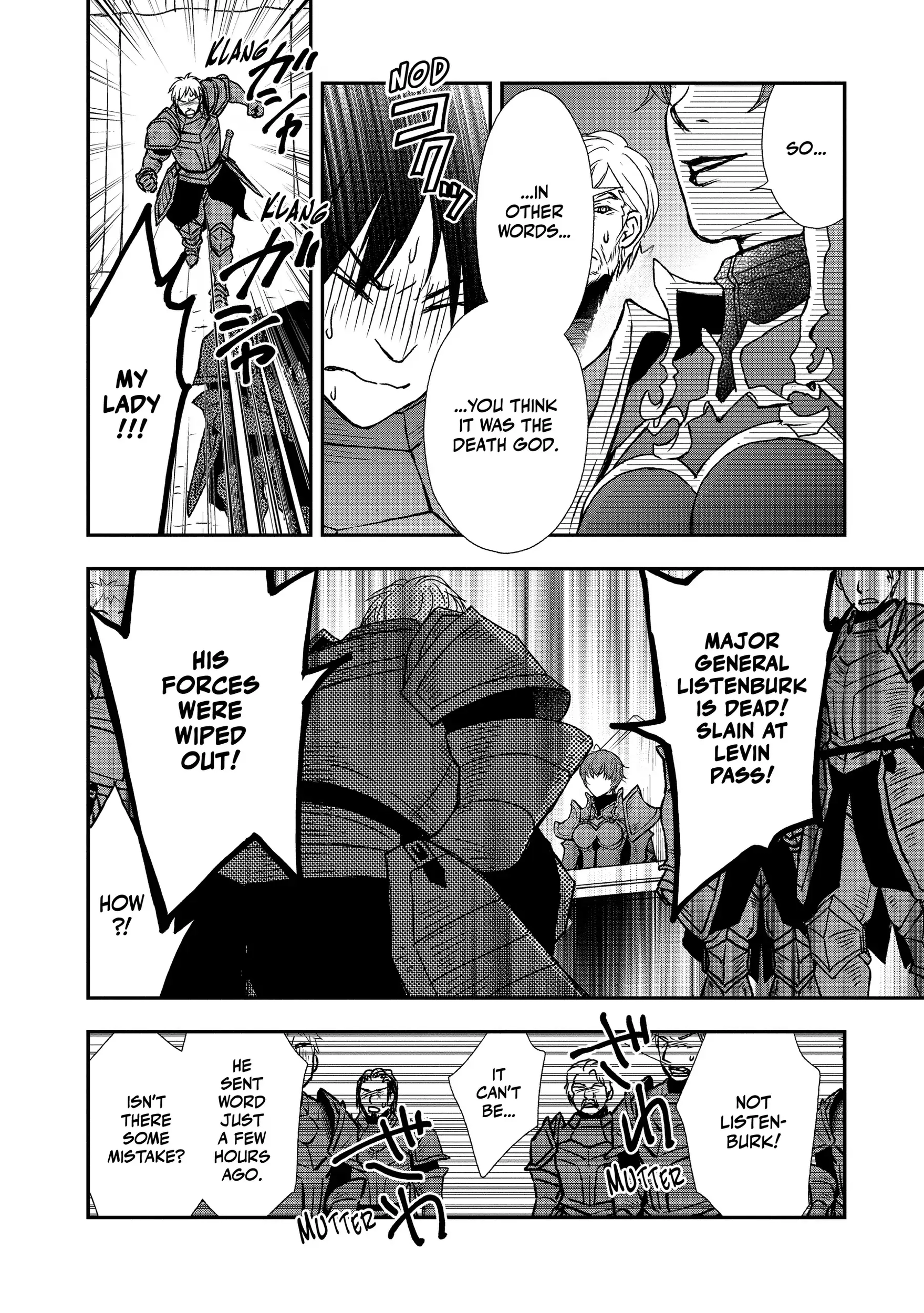 Shinigami ni Sodaterareta Shoujo wa Shikkoku no Tsurugi o Mune ni Idaku Chapter 35 page 14 - 