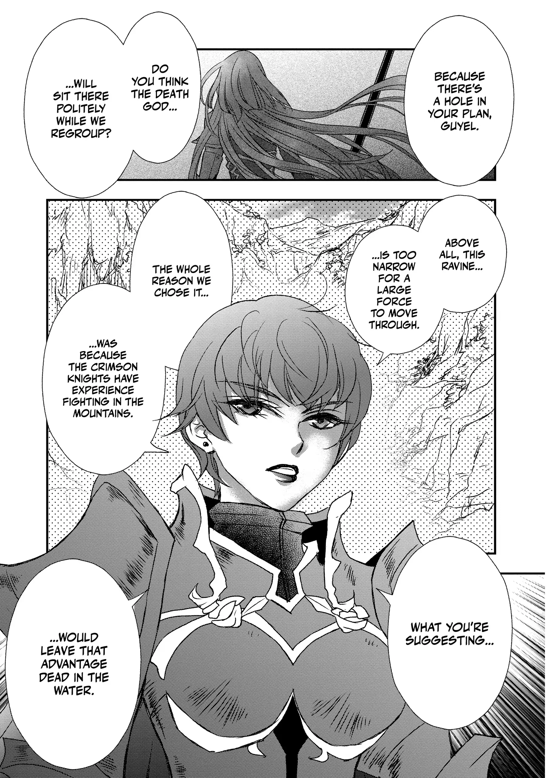 Shinigami ni Sodaterareta Shoujo wa Shikkoku no Tsurugi o Mune ni Idaku Chapter 35 page 19 - 
