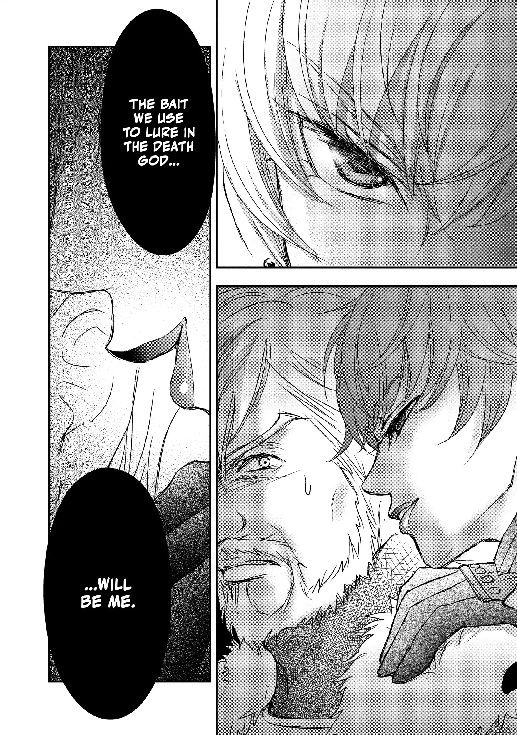Shinigami ni Sodaterareta Shoujo wa Shikkoku no Tsurugi o Mune ni Idaku Chapter 35 page 22 - 