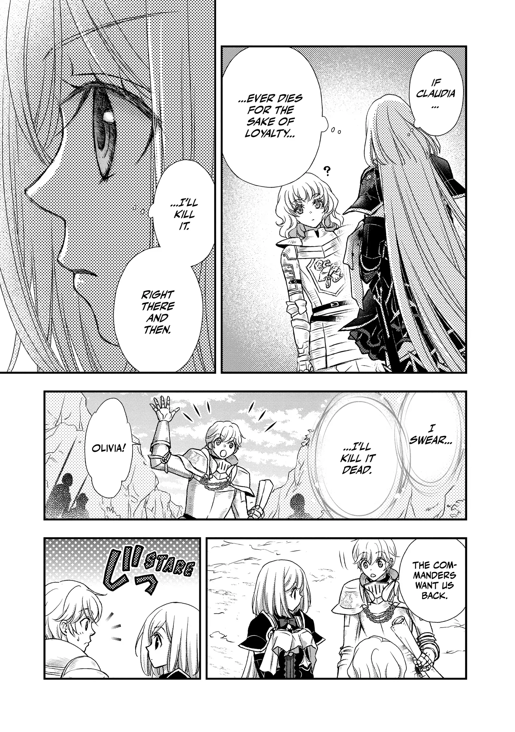 Shinigami ni Sodaterareta Shoujo wa Shikkoku no Tsurugi o Mune ni Idaku Chapter 35 page 27 - 