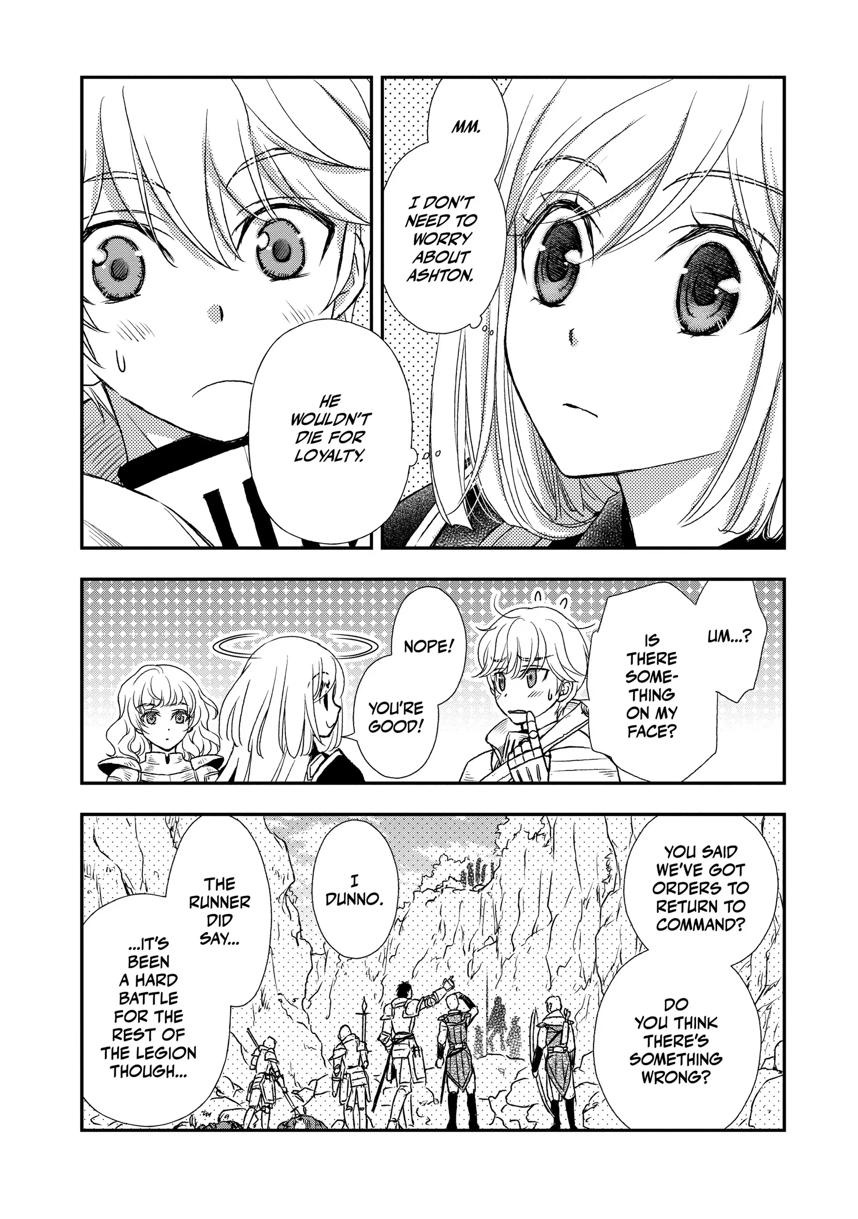 Shinigami ni Sodaterareta Shoujo wa Shikkoku no Tsurugi o Mune ni Idaku Chapter 35 page 28 - 