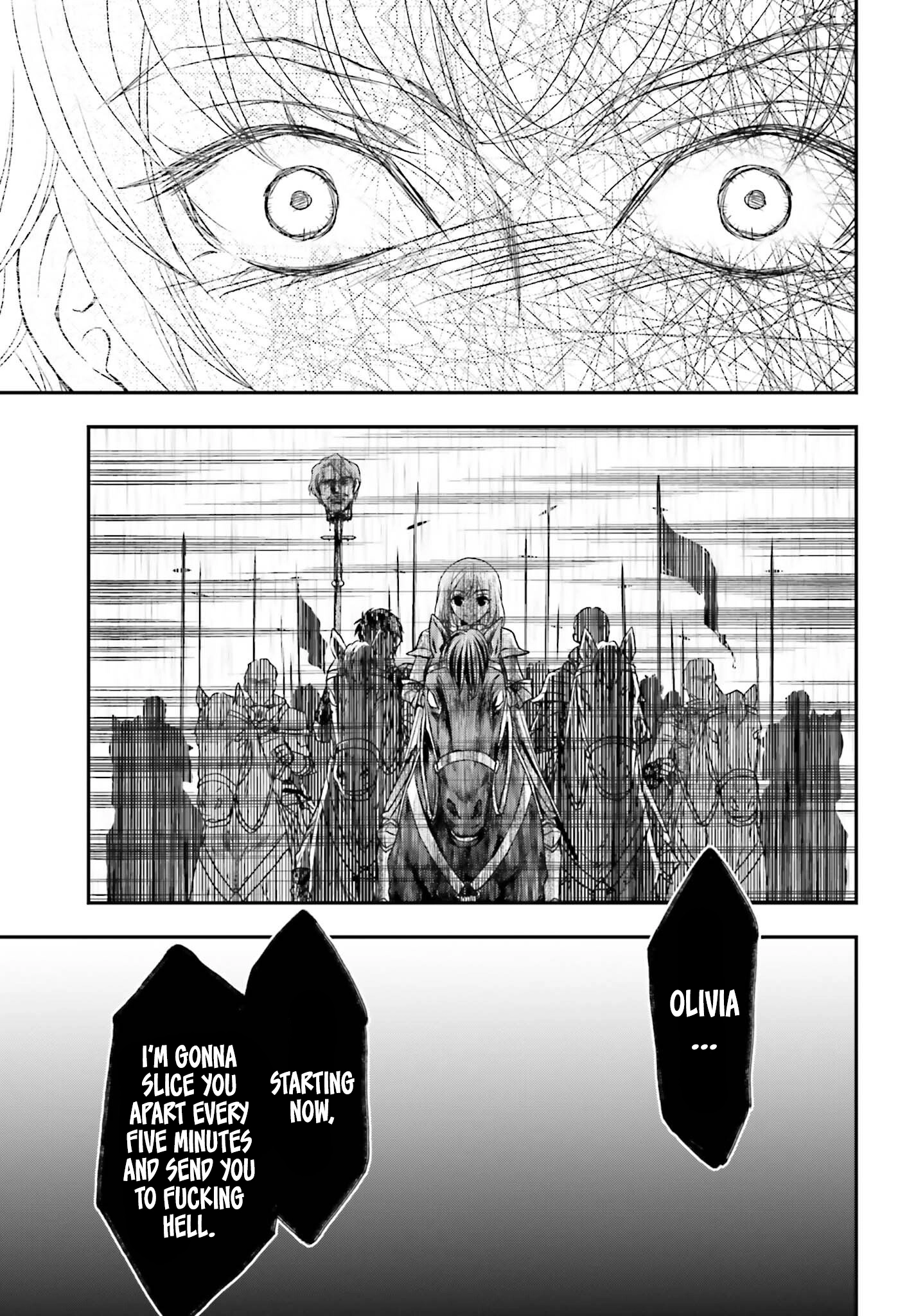 Shinigami ni Sodaterareta Shoujo wa Shikkoku no Tsurugi o Mune ni Idaku Chapter 38 page 19 - 