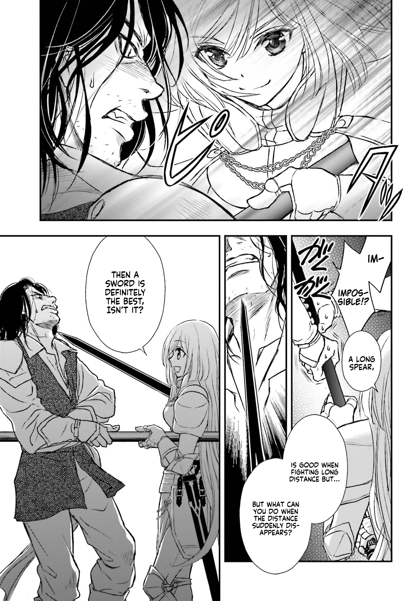 Shinigami ni Sodaterareta Shoujo wa Shikkoku no Tsurugi o Mune ni Idaku Chapter 4 page 26 - 