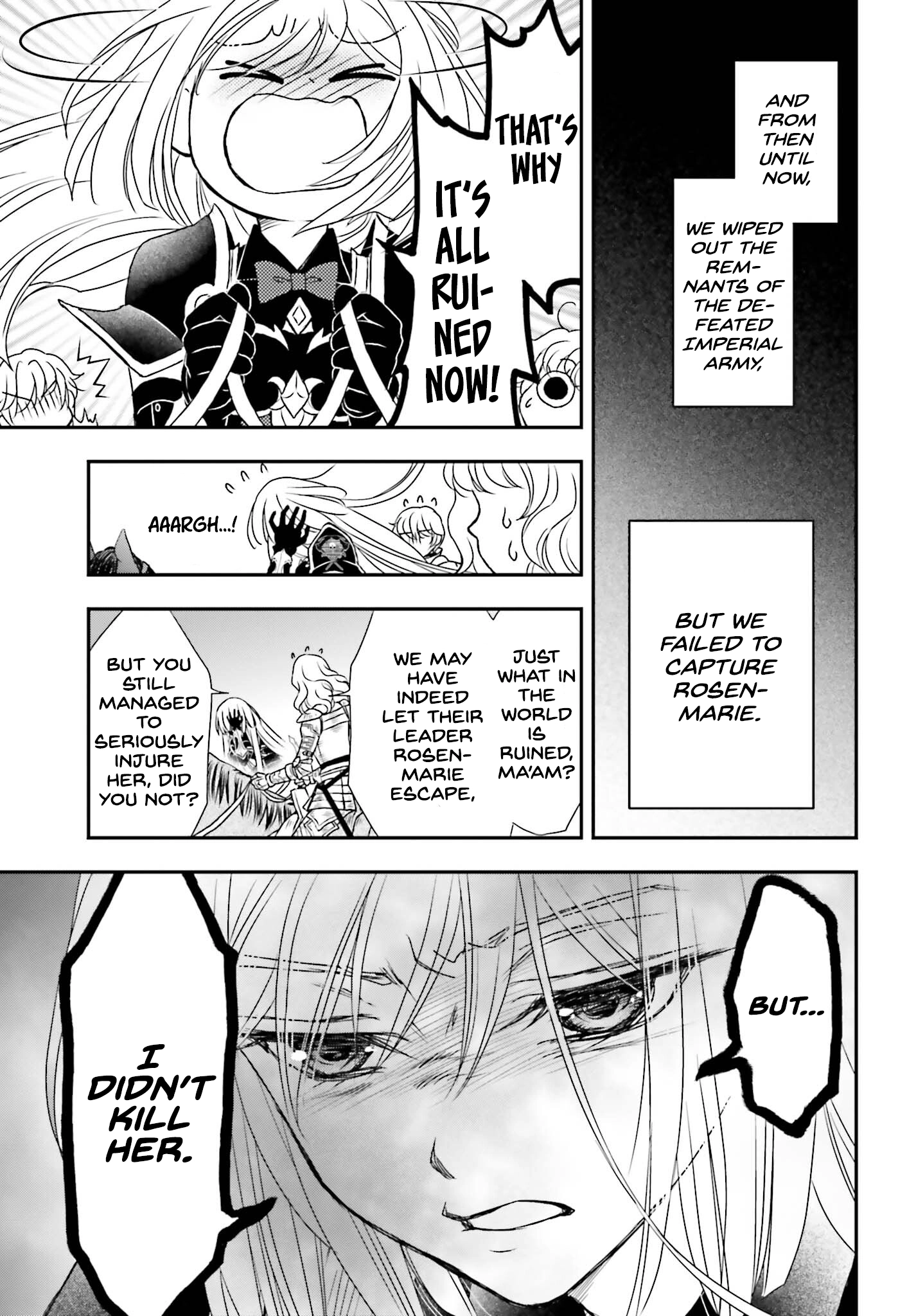 Shinigami ni Sodaterareta Shoujo wa Shikkoku no Tsurugi o Mune ni Idaku Chapter 40 page 5 - 