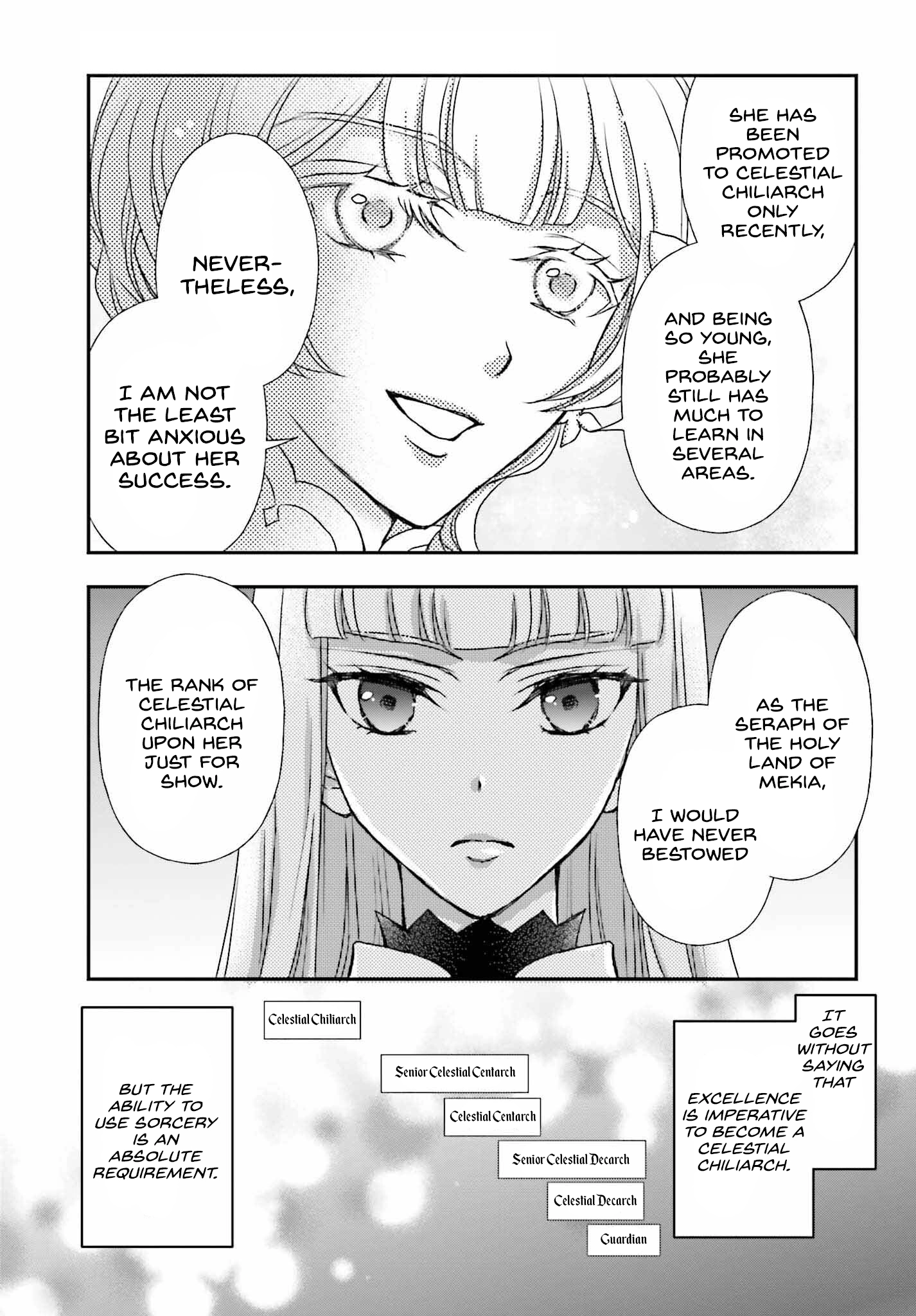 Shinigami ni Sodaterareta Shoujo wa Shikkoku no Tsurugi o Mune ni Idaku Chapter 42 page 5 - 