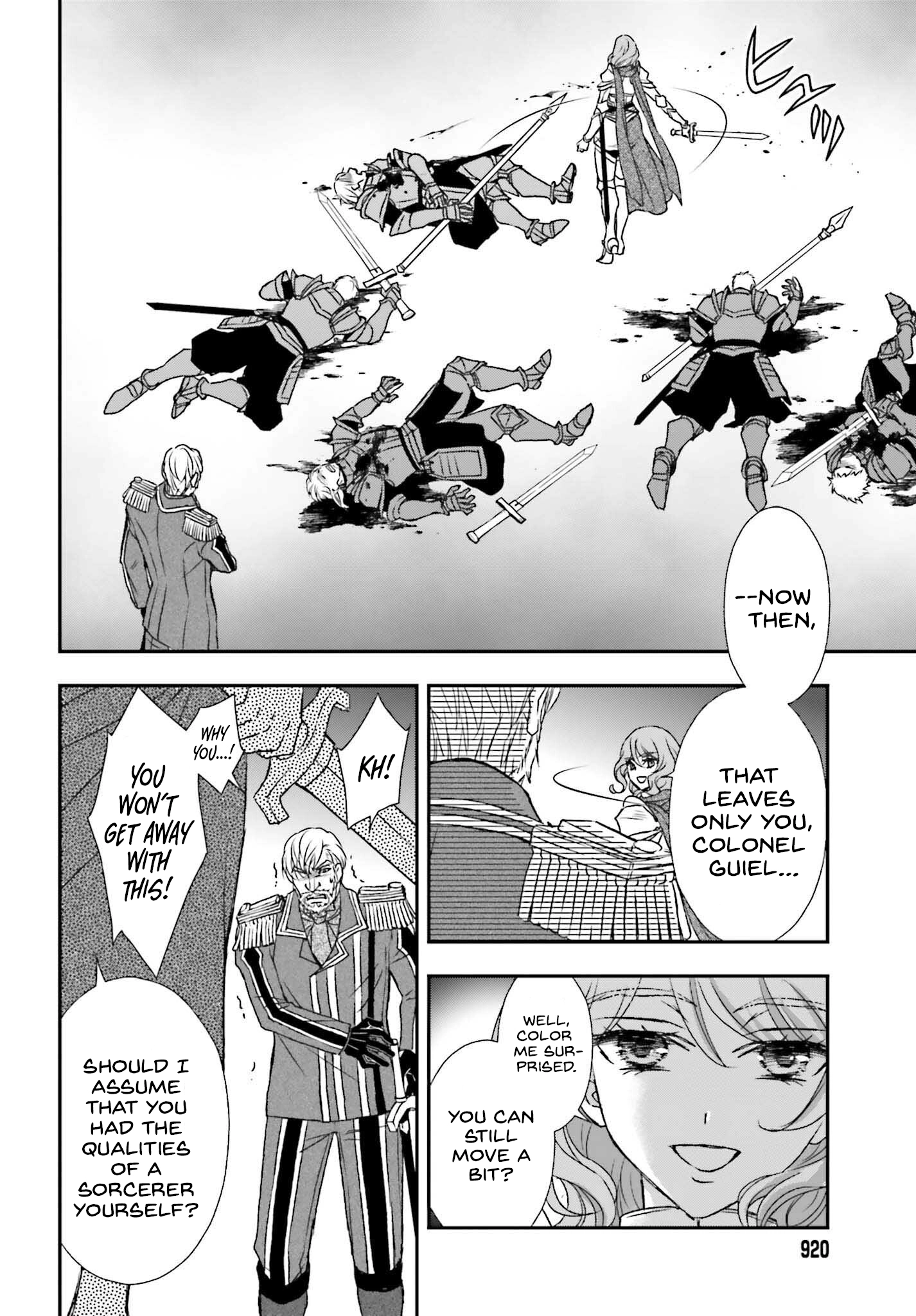 Shinigami ni Sodaterareta Shoujo wa Shikkoku no Tsurugi o Mune ni Idaku Chapter 43.2 page 22 - 