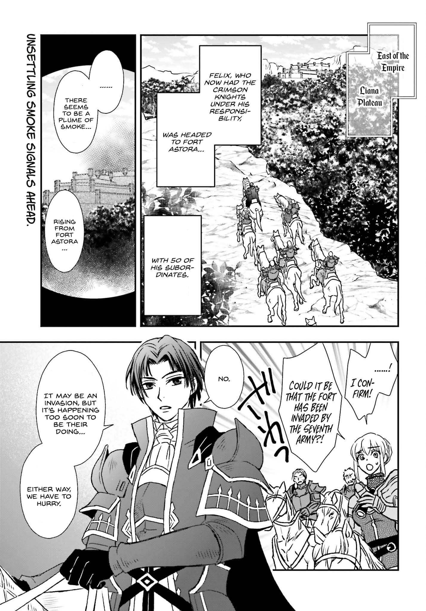 Shinigami ni Sodaterareta Shoujo wa Shikkoku no Tsurugi o Mune ni Idaku Chapter 44 page 1 - 