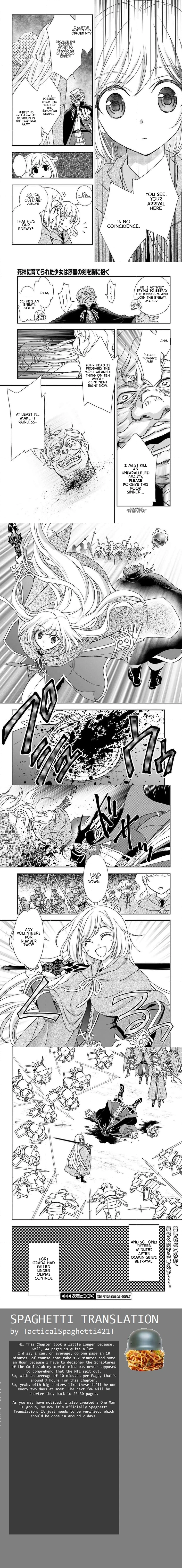Shinigami ni Sodaterareta Shoujo wa Shikkoku no Tsurugi o Mune ni Idaku Chapter 48 page 4 - 