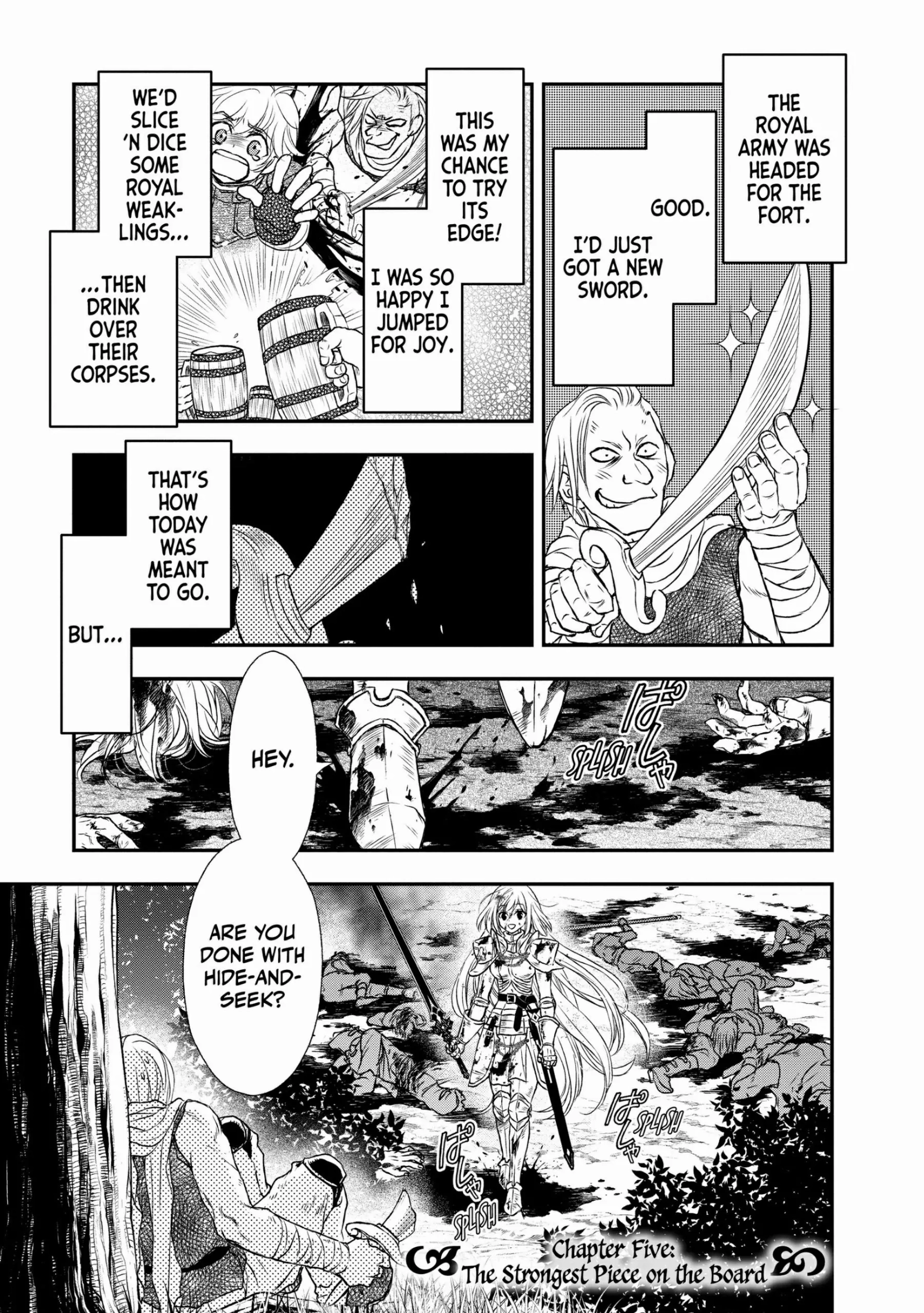 Shinigami ni Sodaterareta Shoujo wa Shikkoku no Tsurugi o Mune ni Idaku Chapter 5 page 1 - 