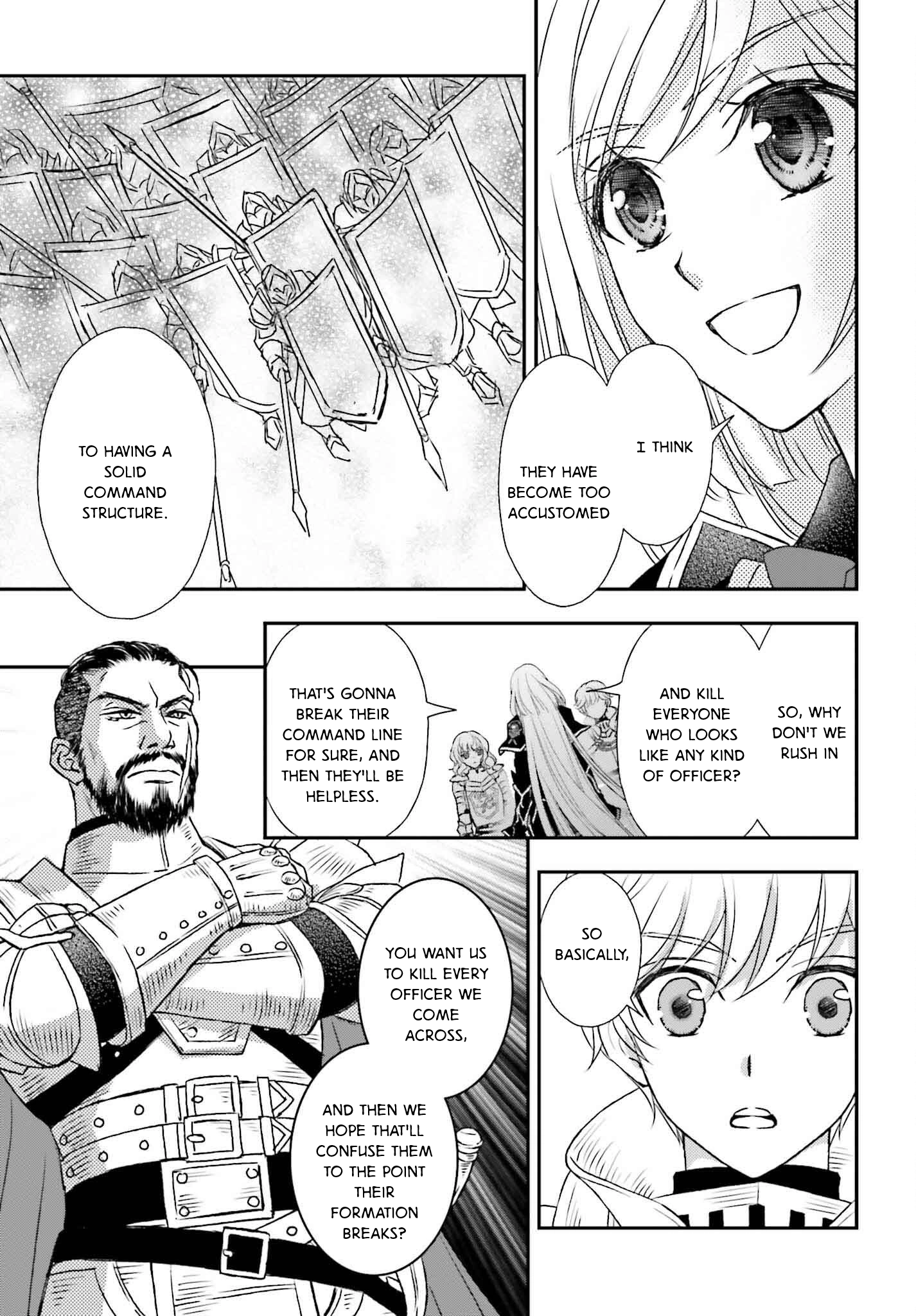Shinigami ni Sodaterareta Shoujo wa Shikkoku no Tsurugi o Mune ni Idaku Chapter 50 page 15 - 