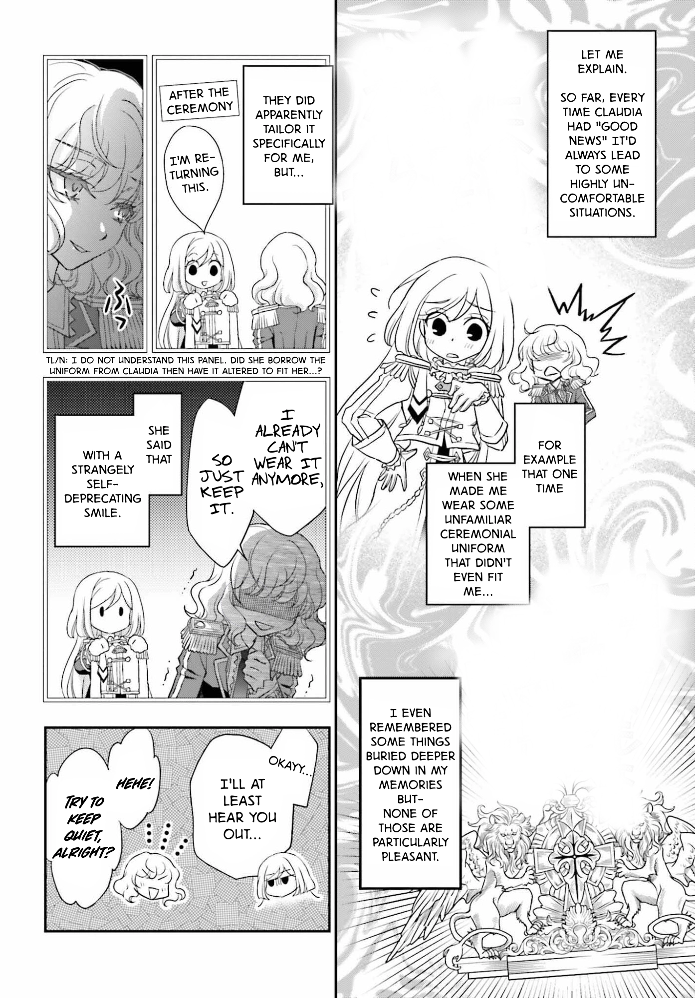 Shinigami ni Sodaterareta Shoujo wa Shikkoku no Tsurugi o Mune ni Idaku Chapter 57.1 page 6 - 