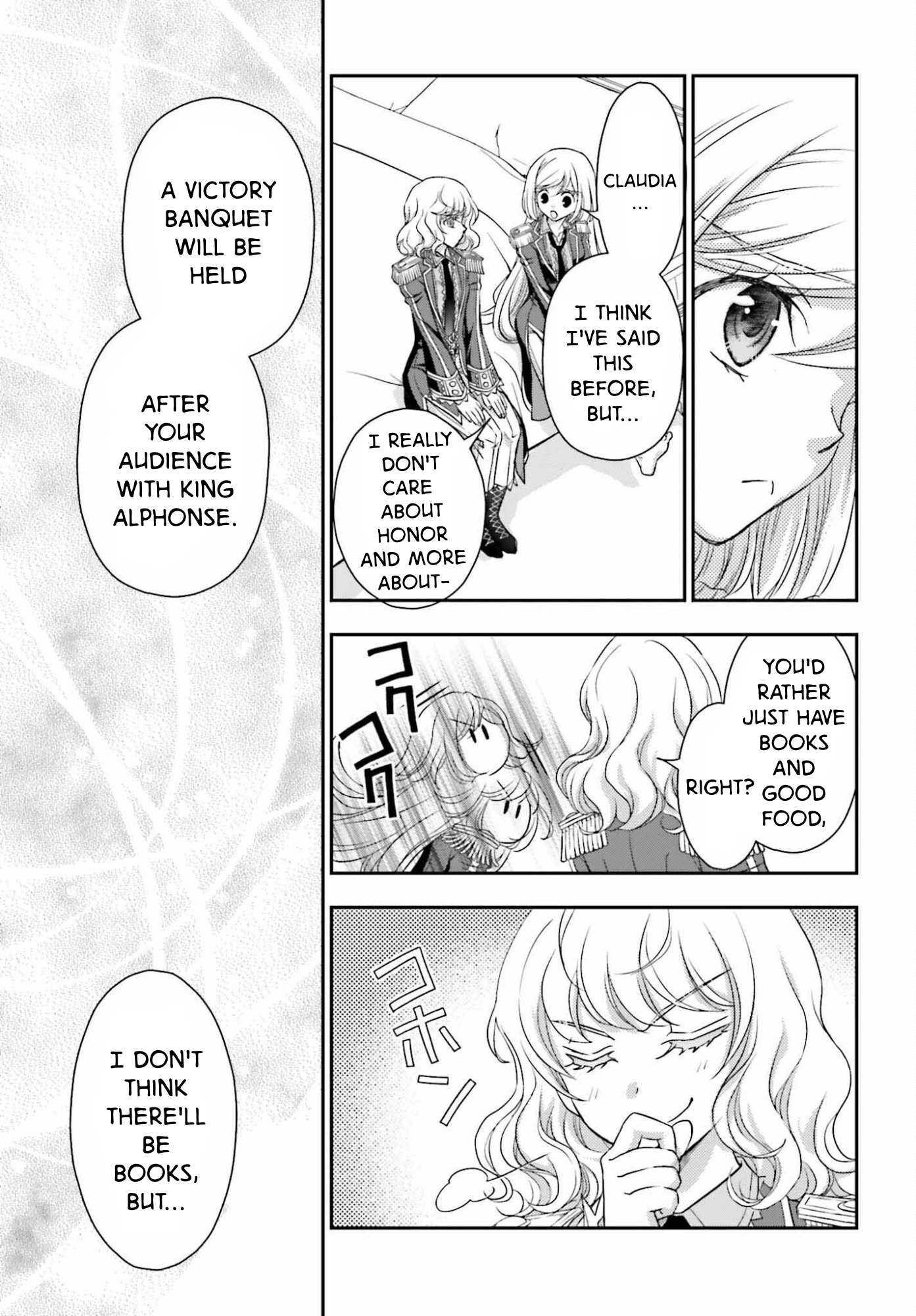 Shinigami ni Sodaterareta Shoujo wa Shikkoku no Tsurugi o Mune ni Idaku Chapter 57.1 page 9 - 