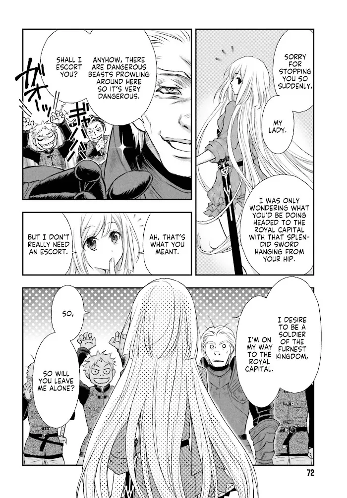 Shinigami ni Sodaterareta Shoujo wa Shikkoku no Tsurugi wo Mune ni Idaku Chapter 1 page 9 - 