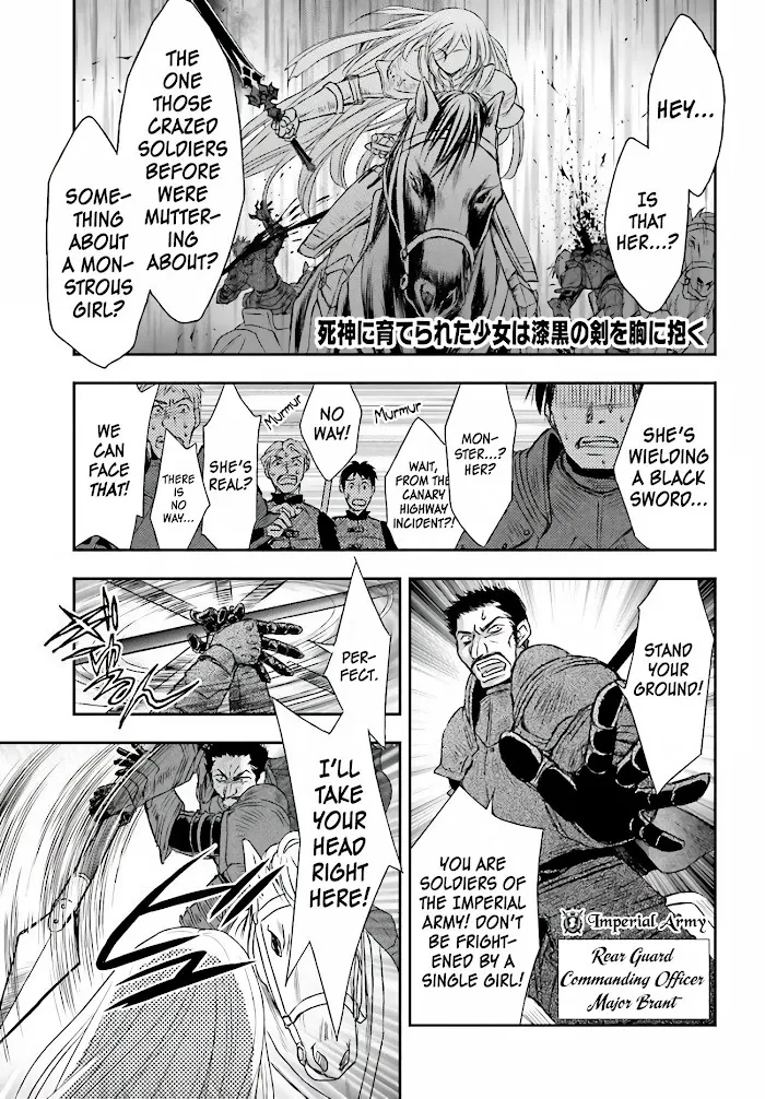 Shinigami ni Sodaterareta Shoujo wa Shikkoku no Tsurugi wo Mune ni Idaku Chapter 10 page 2 - 