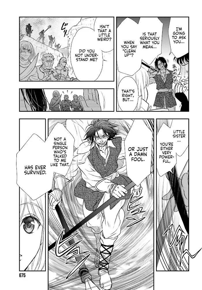 Shinigami ni Sodaterareta Shoujo wa Shikkoku no Tsurugi wo Mune ni Idaku Chapter 4 page 24 - 