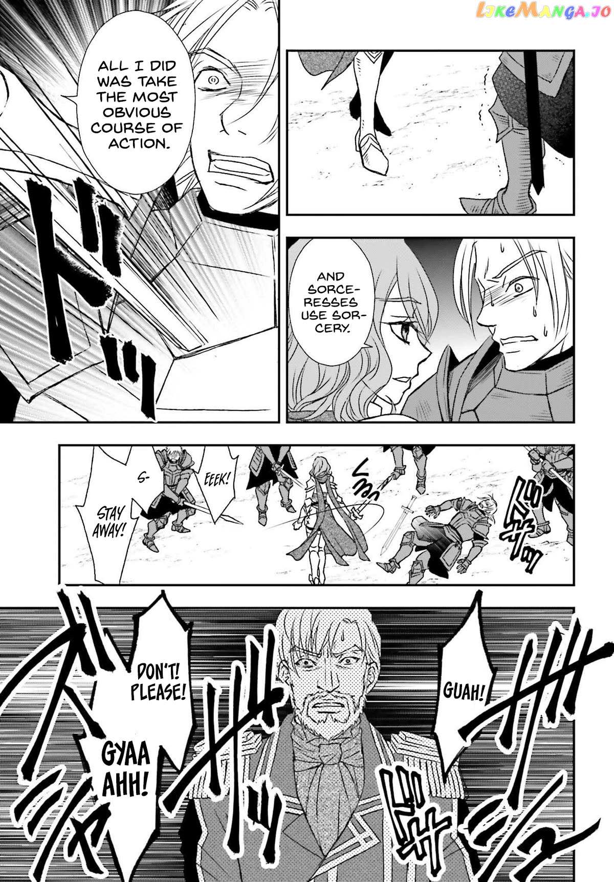 Shinigami ni Sodaterareta Shoujo wa Shikkoku no Tsurugi wo Mune ni Idaku Chapter 44 page 21 - 
