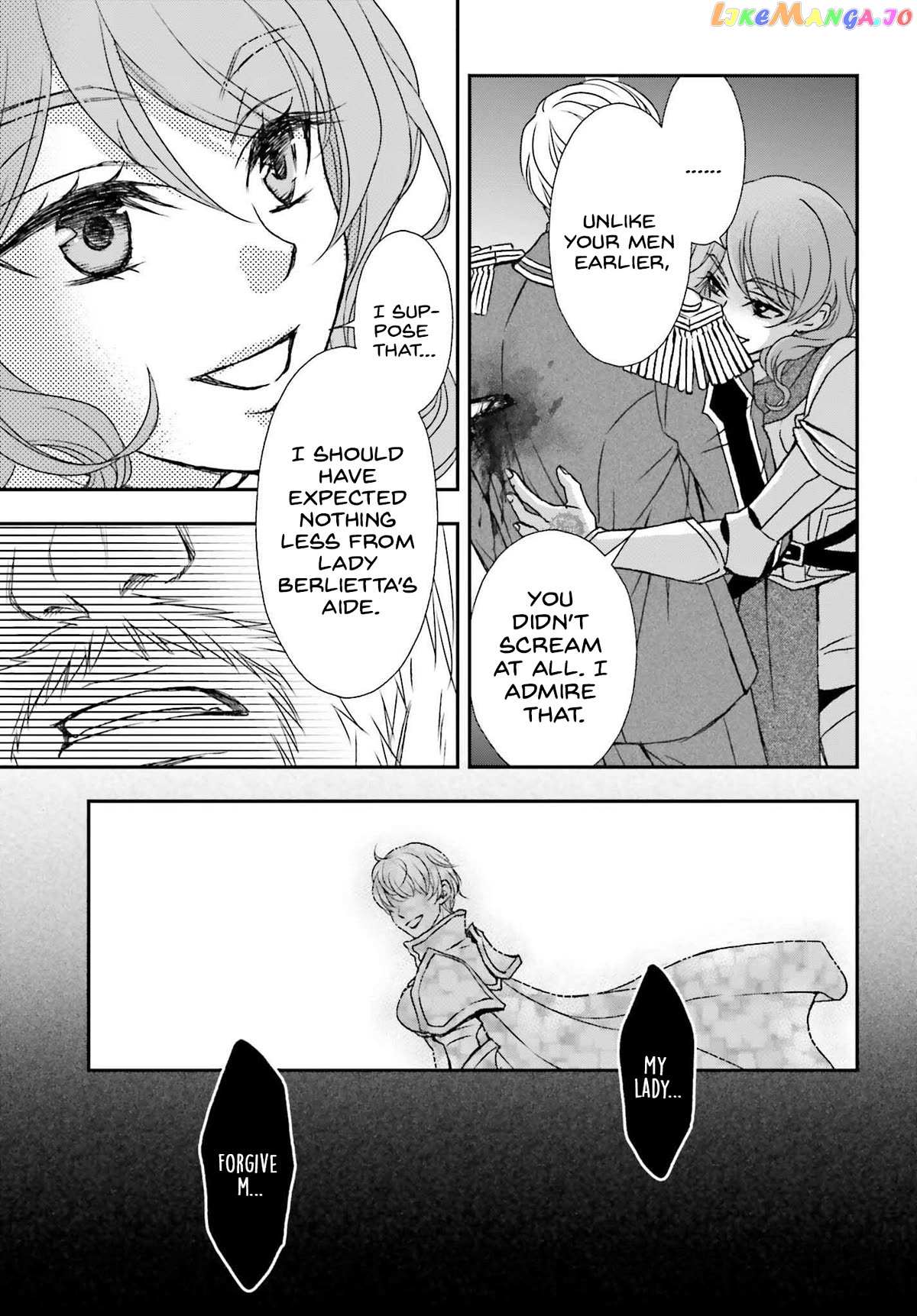 Shinigami ni Sodaterareta Shoujo wa Shikkoku no Tsurugi wo Mune ni Idaku Chapter 44 page 25 - 