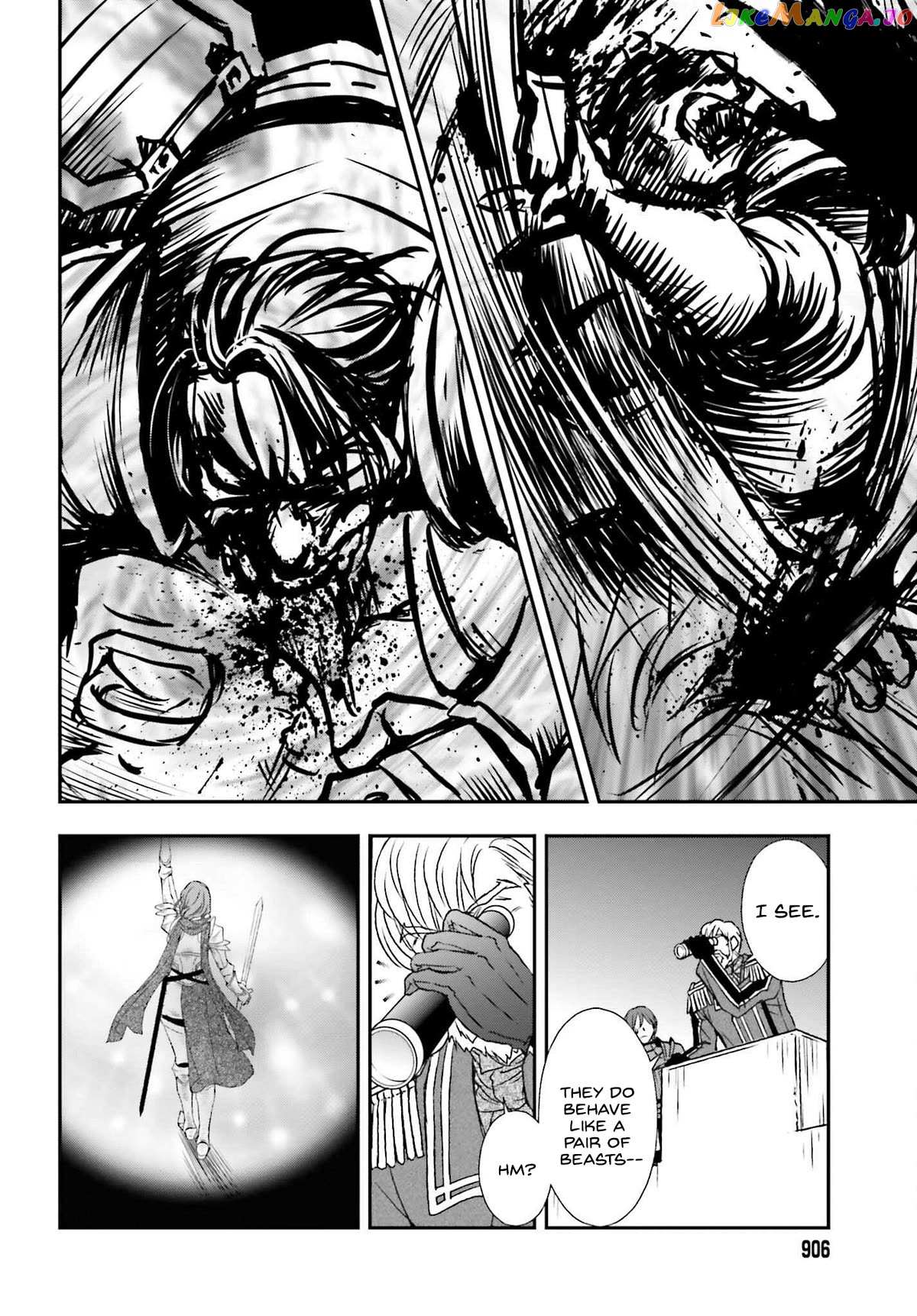 Shinigami ni Sodaterareta Shoujo wa Shikkoku no Tsurugi wo Mune ni Idaku Chapter 44 page 8 - 