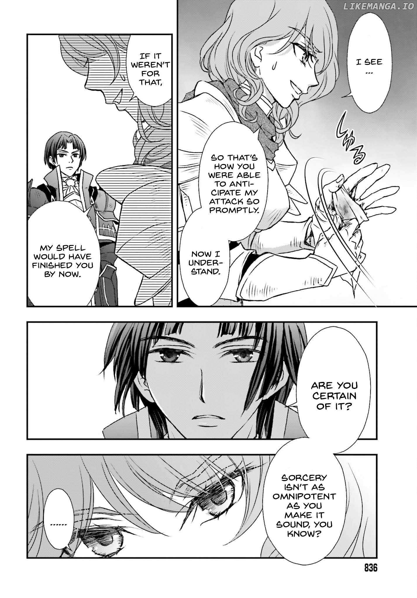 Shinigami ni Sodaterareta Shoujo wa Shikkoku no Tsurugi wo Mune ni Idaku Chapter 45 page 23 - 