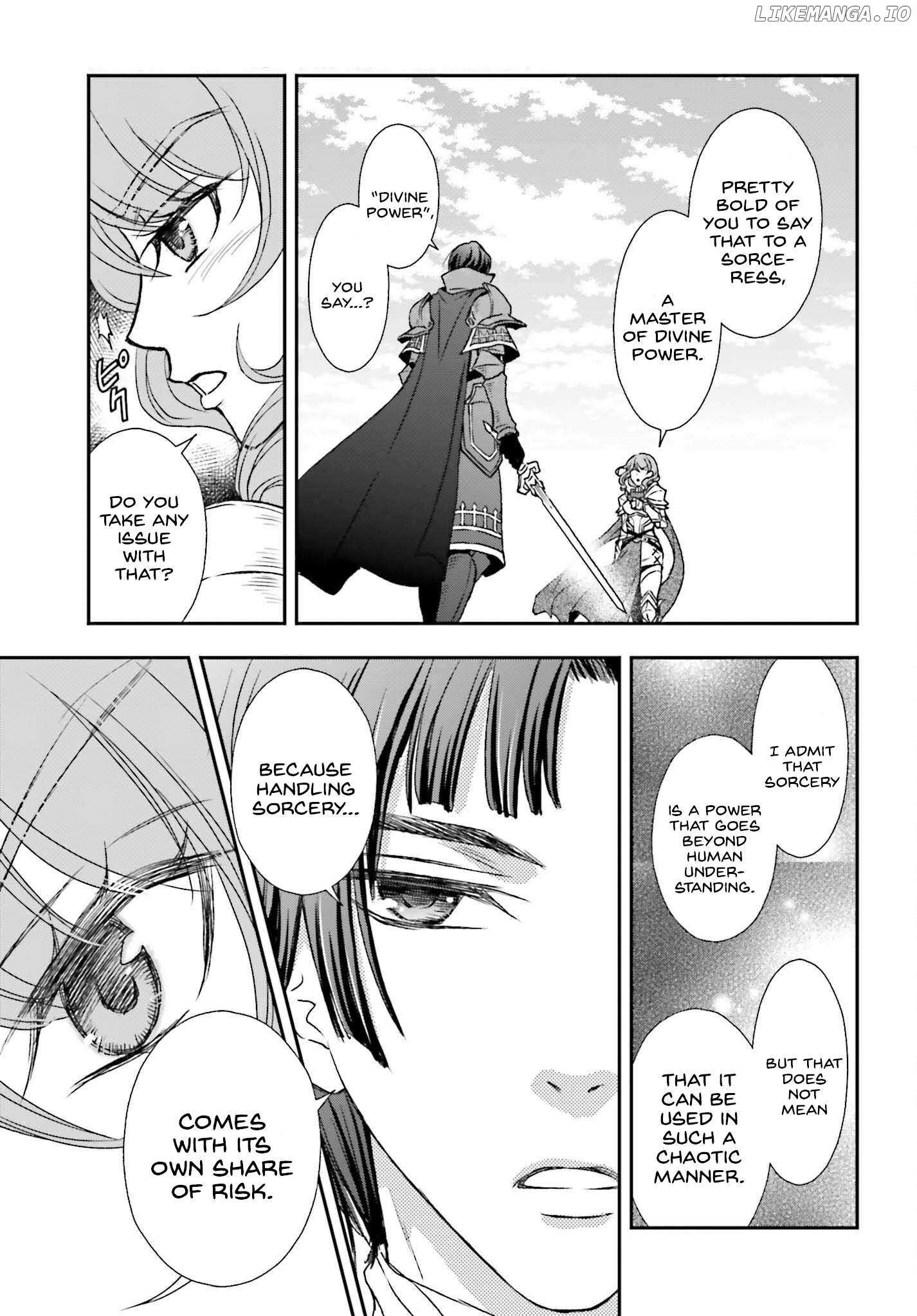 Shinigami ni Sodaterareta Shoujo wa Shikkoku no Tsurugi wo Mune ni Idaku Chapter 45 page 24 - 