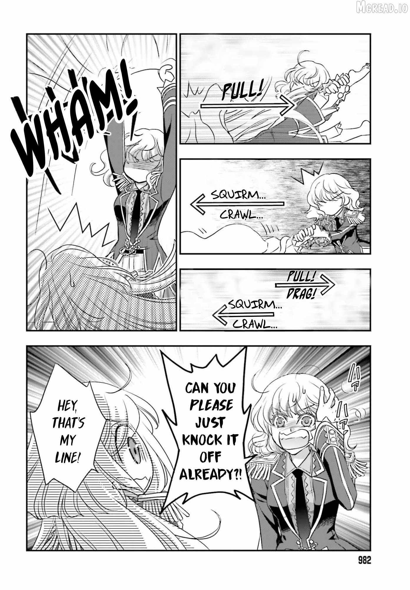 Shinigami ni Sodaterareta Shoujo wa Shikkoku no Tsurugi wo Mune ni Idaku Chapter 57.1 page 4 - 