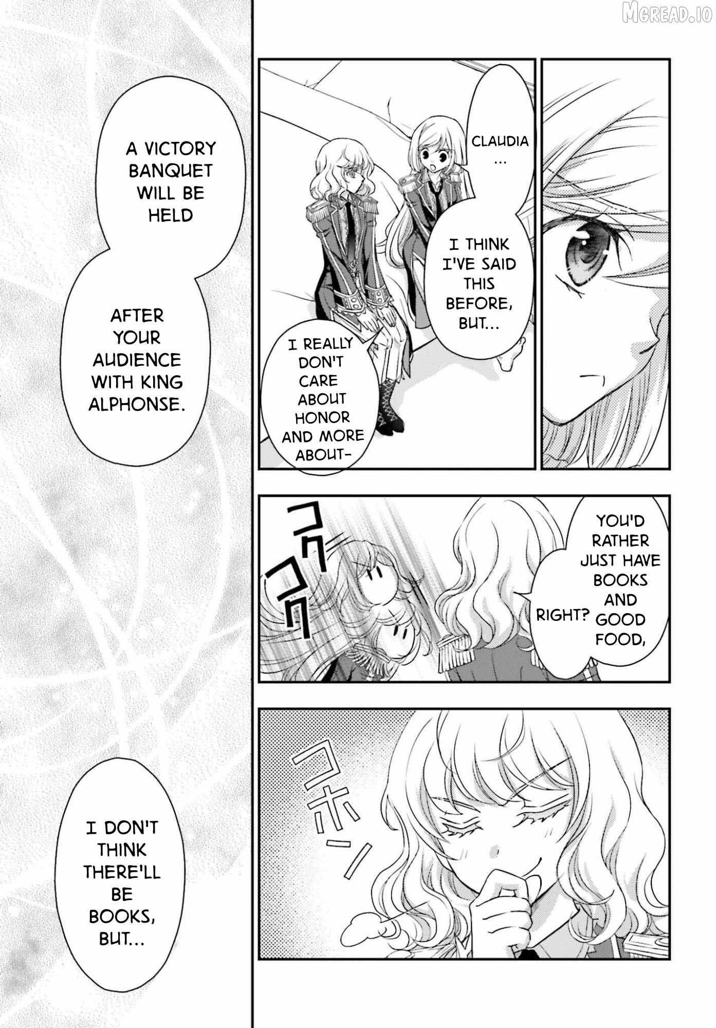 Shinigami ni Sodaterareta Shoujo wa Shikkoku no Tsurugi wo Mune ni Idaku Chapter 57.1 page 9 - 