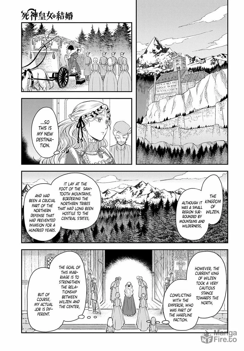 Shinigami Oujo no Kekkon Chapter 1 page 6 - 