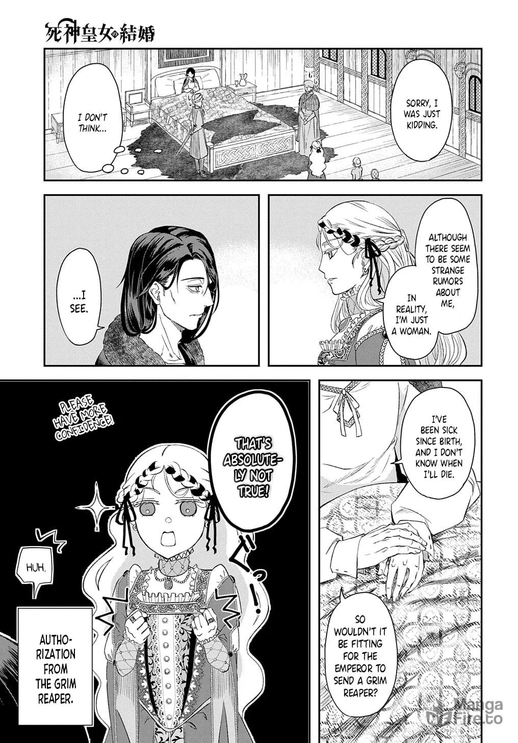 Shinigami Oujo no Kekkon Chapter 1 page 10 - 