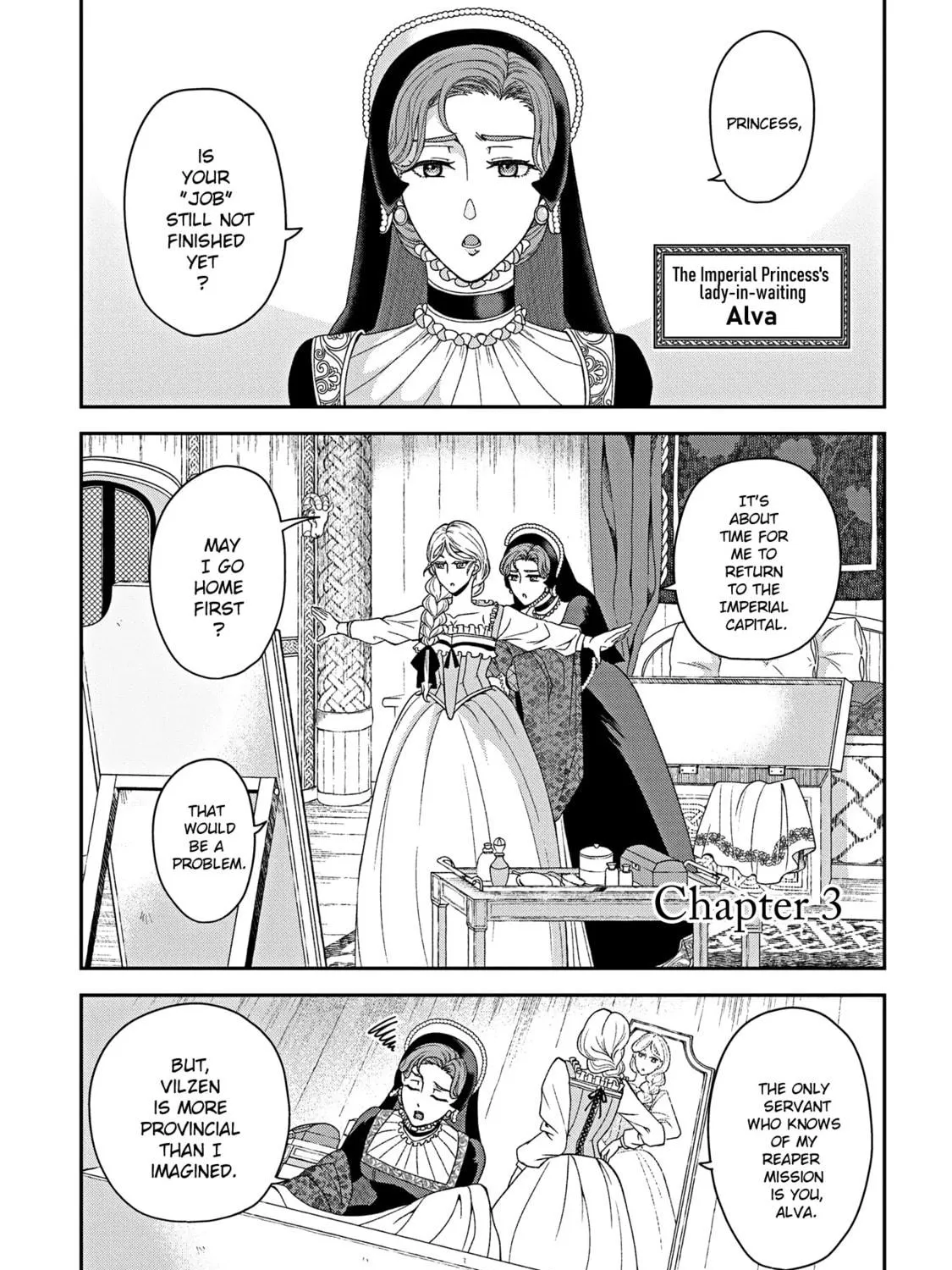 Shinigami Oujo no Kekkon Chapter 3 page 4 - 