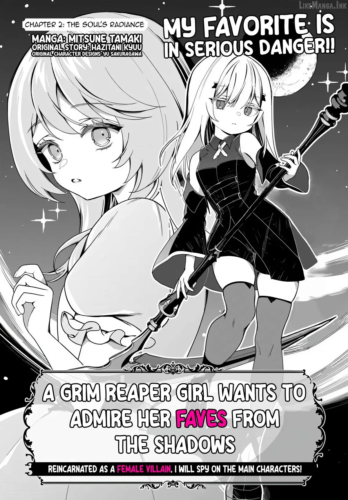 Shinigami Shōjo Wa Kage Kara Oshi O Nagametai —Akuyaku Ni TS Tensei Shita Kedo, Kossori Gensaku Kyara O Kansatsu Ni Ikimasu!— Chapter 2 page 1 - 