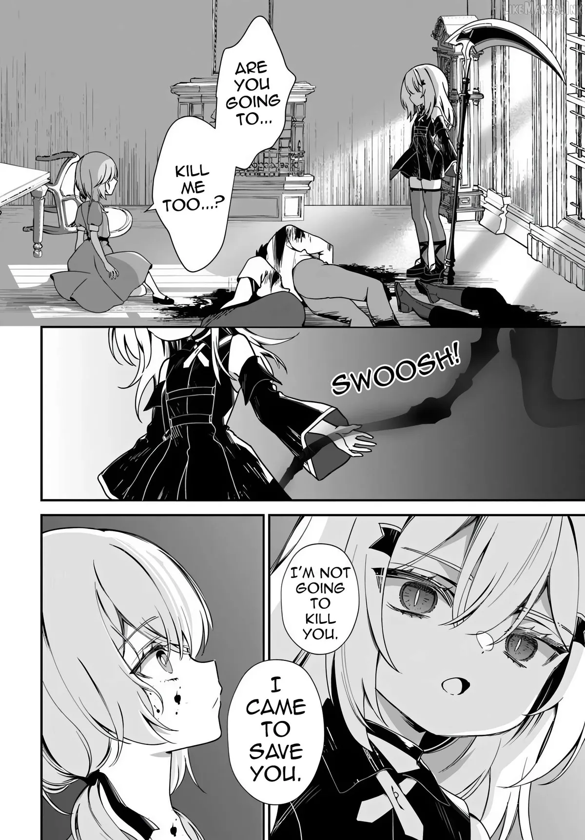 Shinigami Shōjo Wa Kage Kara Oshi O Nagametai —Akuyaku Ni TS Tensei Shita Kedo, Kossori Gensaku Kyara O Kansatsu Ni Ikimasu!— Chapter 2 page 8 - 