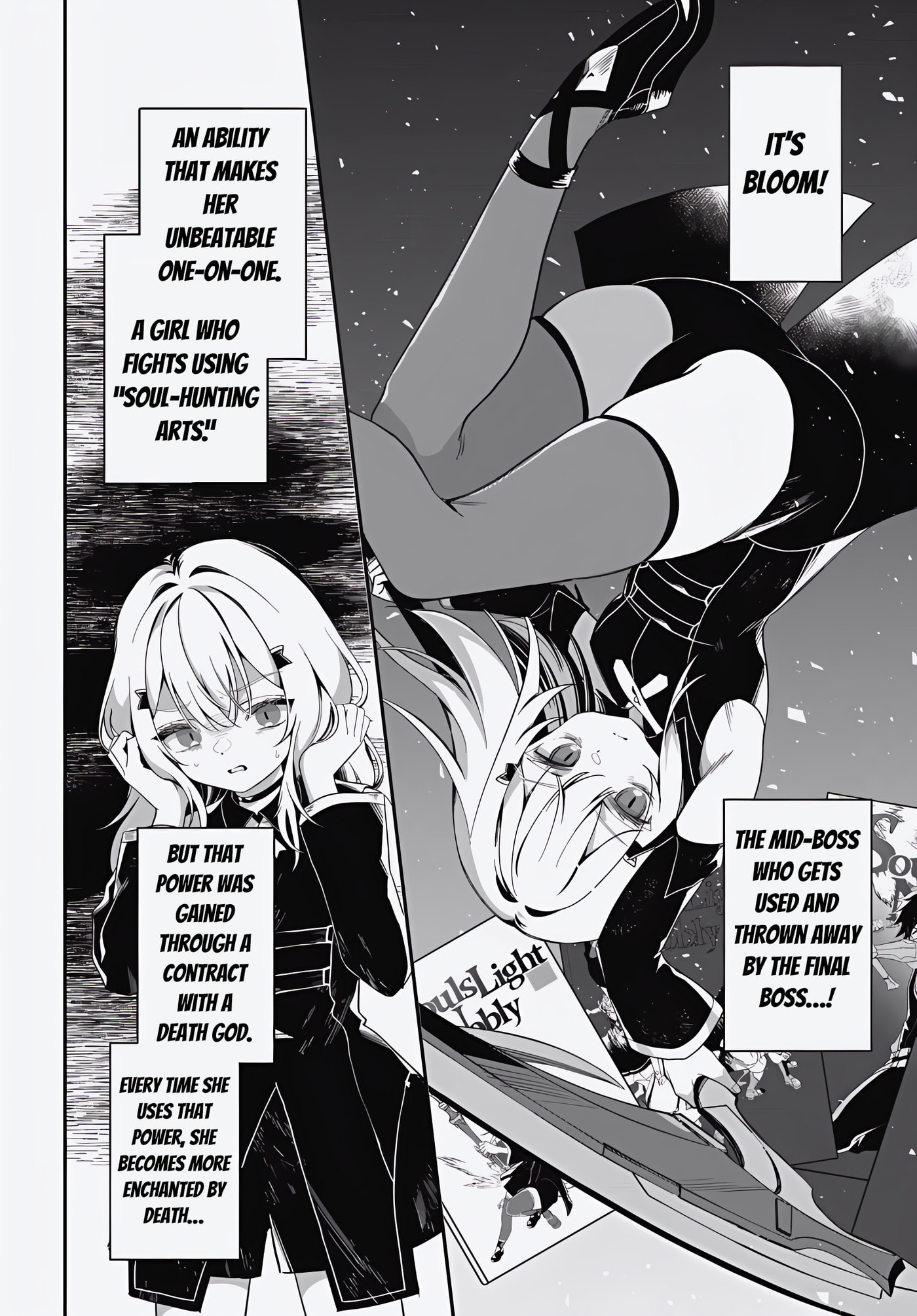 Shinigami Shoujo wa Kage kara Oshi o Nagametai: Akuyaku ni TS Tensei Shita kedo, Kossori Gensaku Chara o Kansatsu Shi ni Ikimasu! Chapter 1 page 14 - 