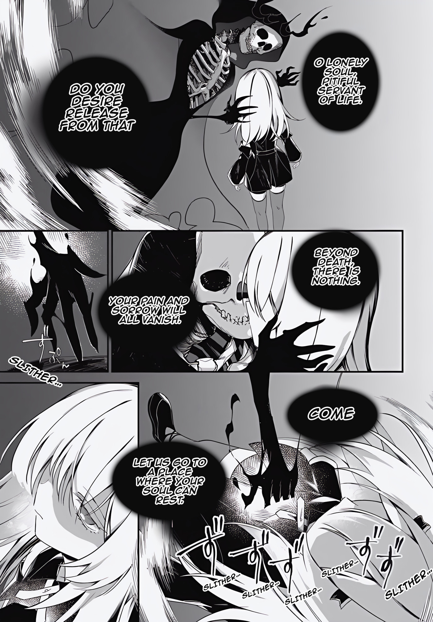 Shinigami Shoujo wa Kage kara Oshi o Nagametai: Akuyaku ni TS Tensei Shita kedo, Kossori Gensaku Chara o Kansatsu Shi ni Ikimasu! Chapter 1 page 21 - 