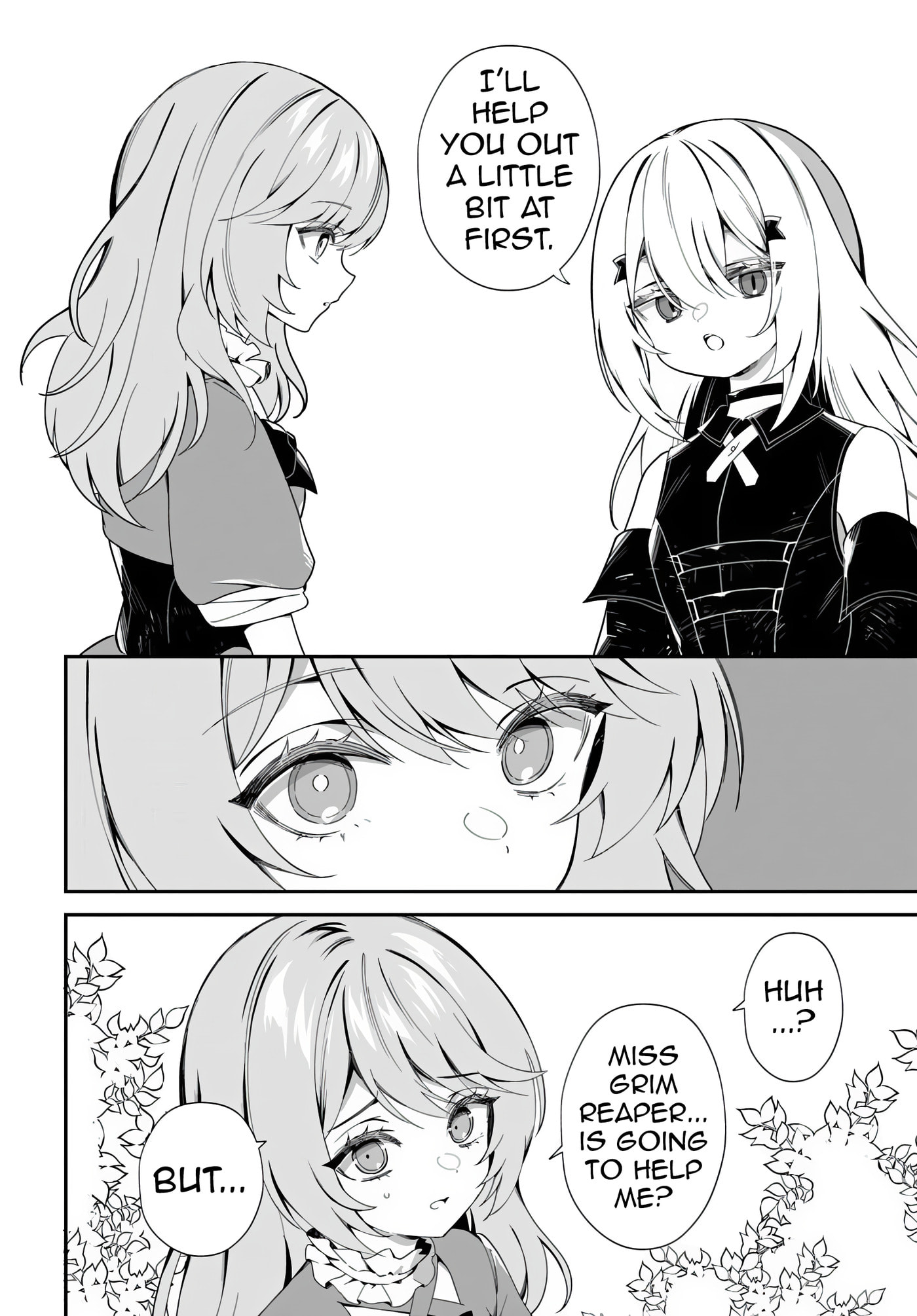 Shinigami Shoujo wa Kage kara Oshi o Nagametai: Akuyaku ni TS Tensei Shita kedo, Kossori Gensaku Chara o Kansatsu Shi ni Ikimasu! Chapter 2 page 26 - 