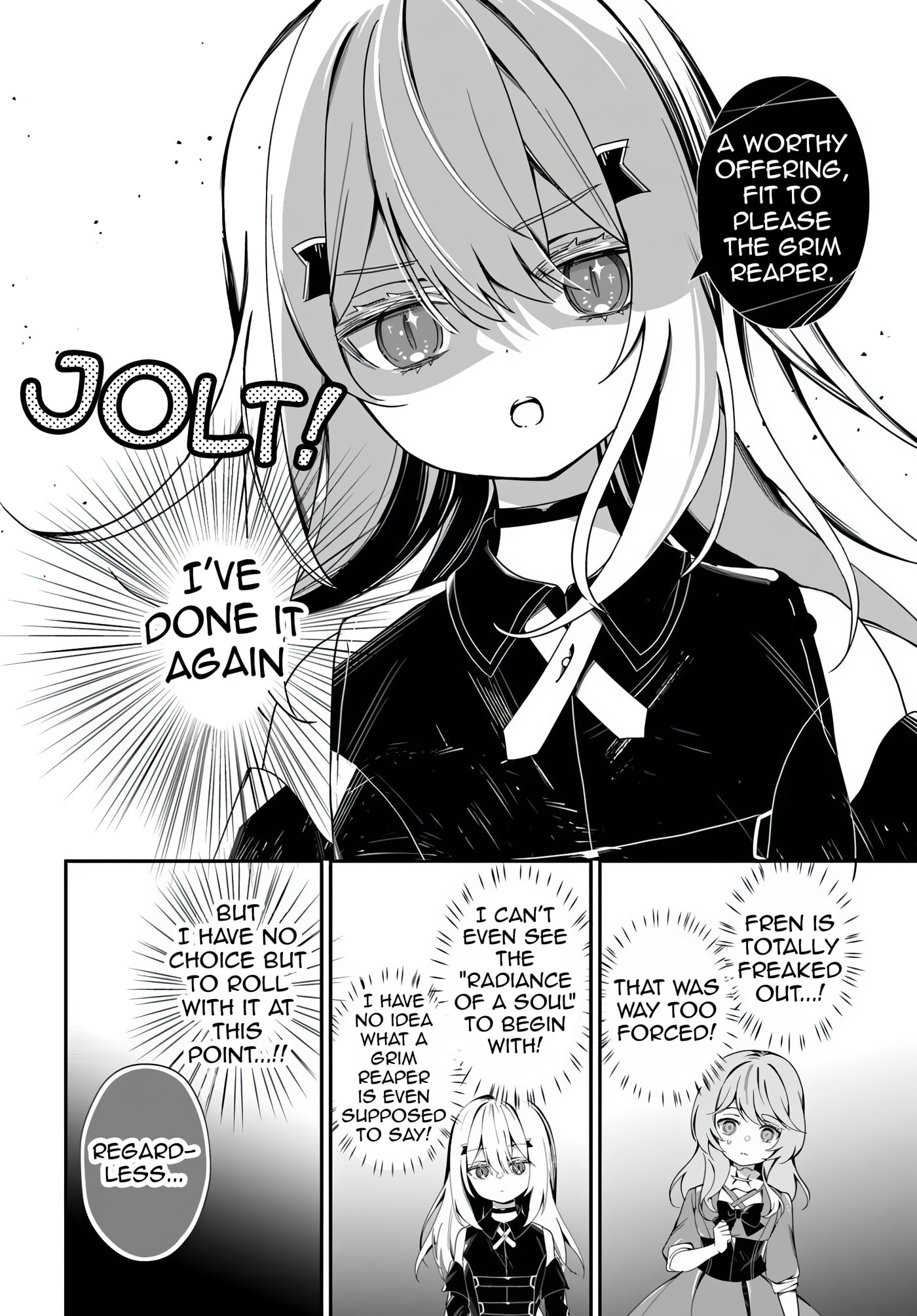 Shinigami Shoujo wa Kage kara Oshi o Nagametai: Akuyaku ni TS Tensei Shita kedo, Kossori Gensaku Chara o Kansatsu Shi ni Ikimasu! Chapter 2 page 28 - 