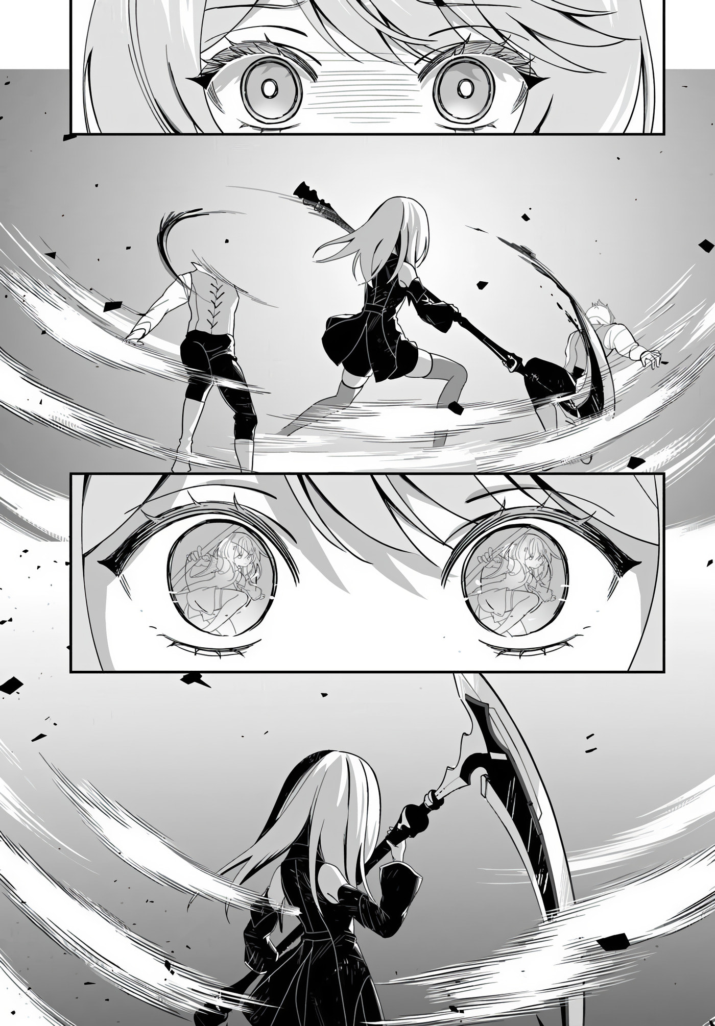Shinigami Shoujo wa Kage kara Oshi o Nagametai: Akuyaku ni TS Tensei Shita kedo, Kossori Gensaku Chara o Kansatsu Shi ni Ikimasu! Chapter 2 page 5 - 