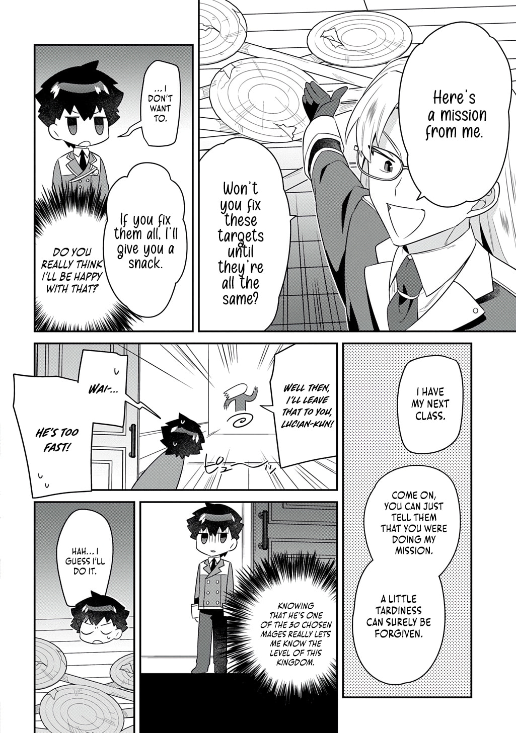 Shiniki no Mahoutsukai - Shin ni Aisareta Rakudaisei wa Mahou Gakuin e Kayou Chapter 11.1 page 5 - 