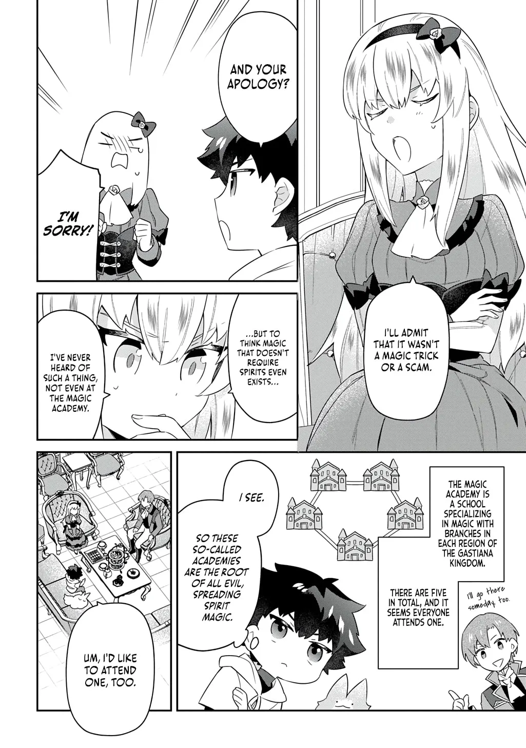 Shiniki no Mahoutsukai - Shin ni Aisareta Rakudaisei wa Mahou Gakuin e Kayou Chapter 4 page 13 - 