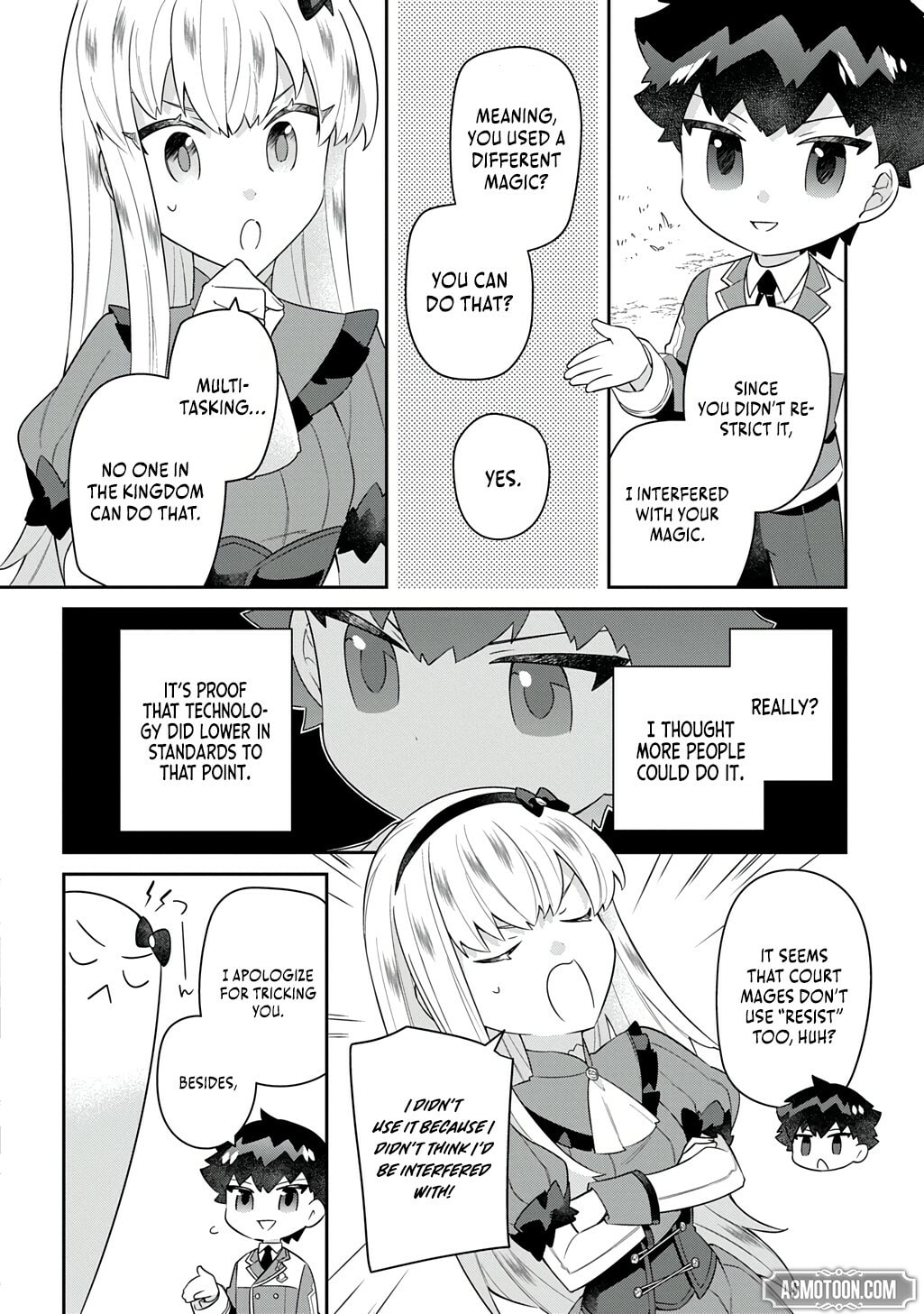 Shiniki no Mahoutsukai - Shin ni Aisareta Rakudaisei wa Mahou Gakuin e Kayou Chapter 8 page 21 - 