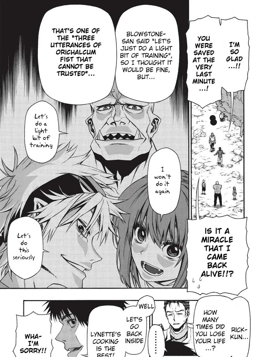 Shinmai Ossan Bouken-sha, Saikyou paati ni shinu hodo kitae rarete Muteki ni naru Chapter 13 page 43 - 