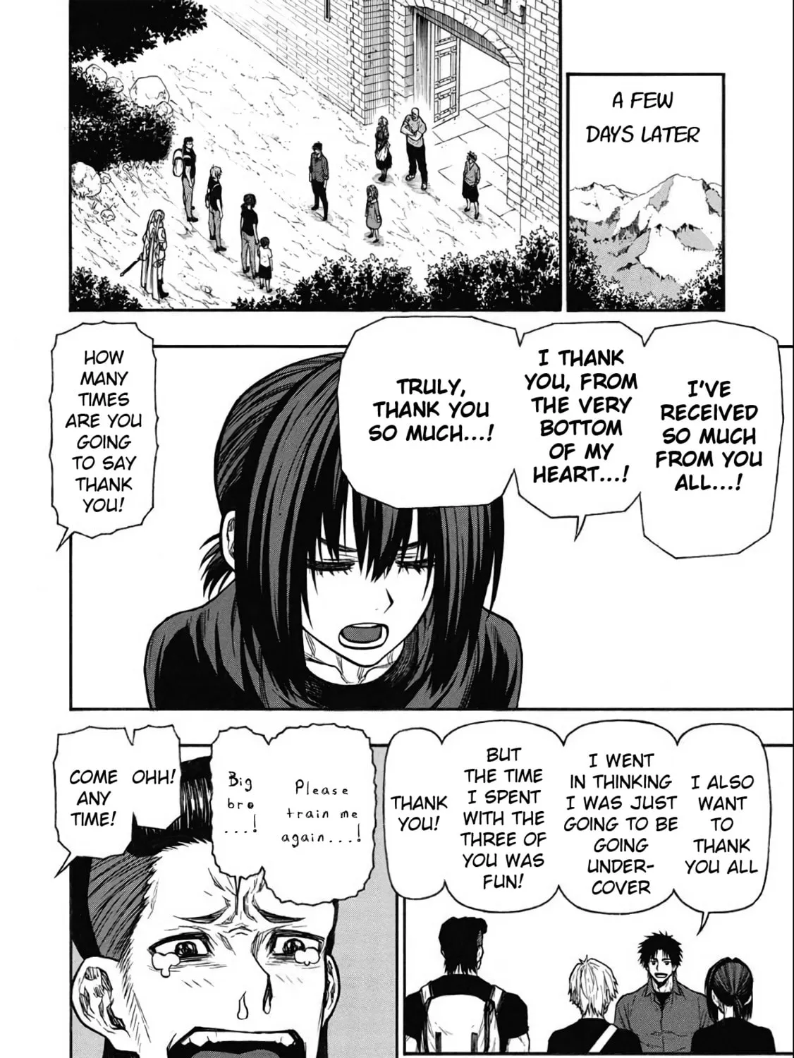 Shinmai Ossan Bouken-sha, Saikyou paati ni shinu hodo kitae rarete Muteki ni naru Chapter 52 page 57 - 