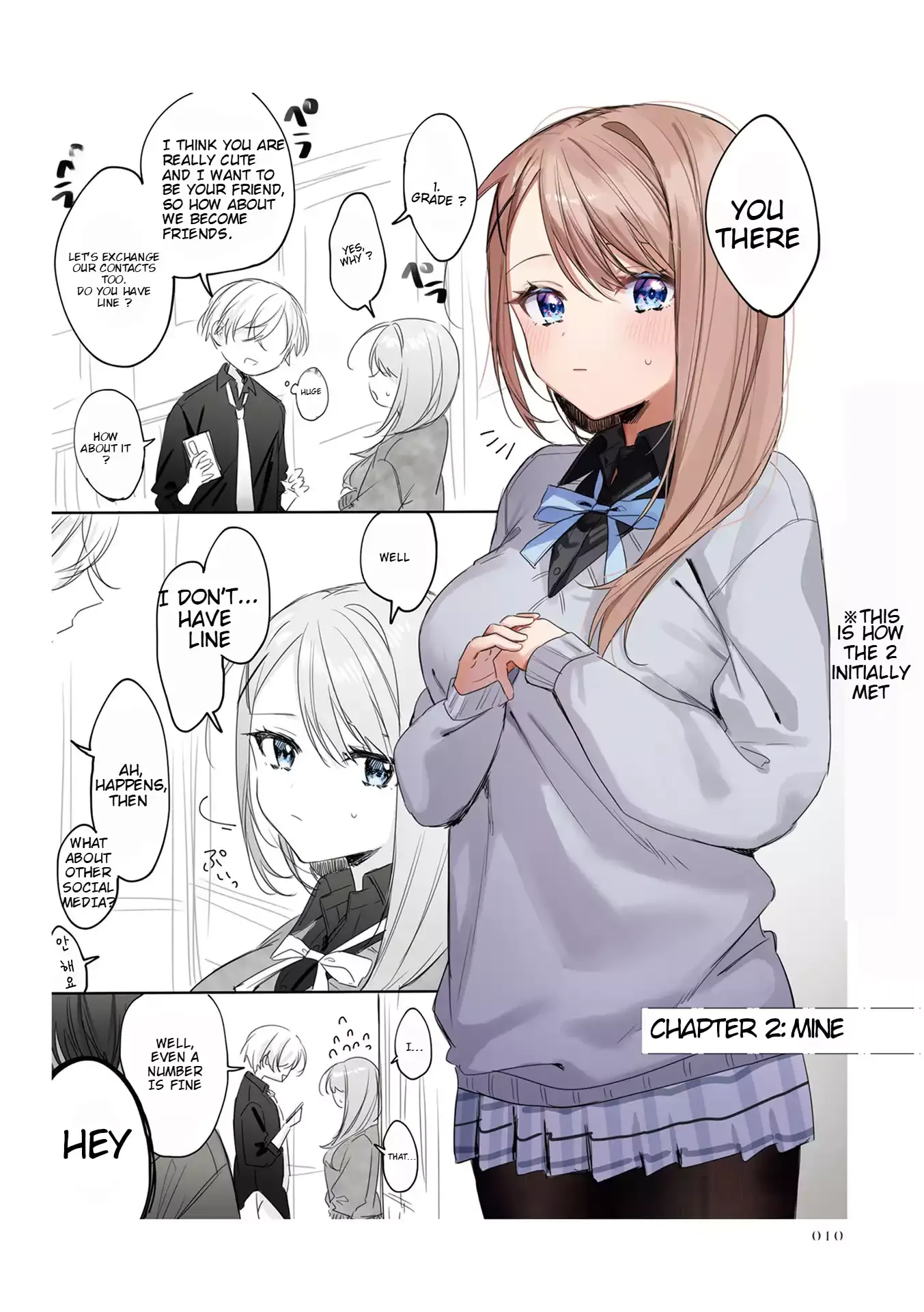 Shino & Ren Chapter 2 page 1 - 