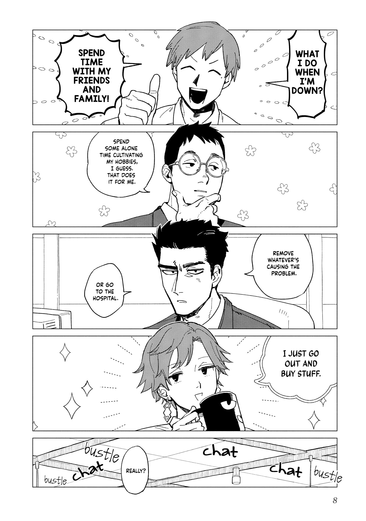 Shinozaki-kun no Mente Jijou Chapter 40 page 8 - 